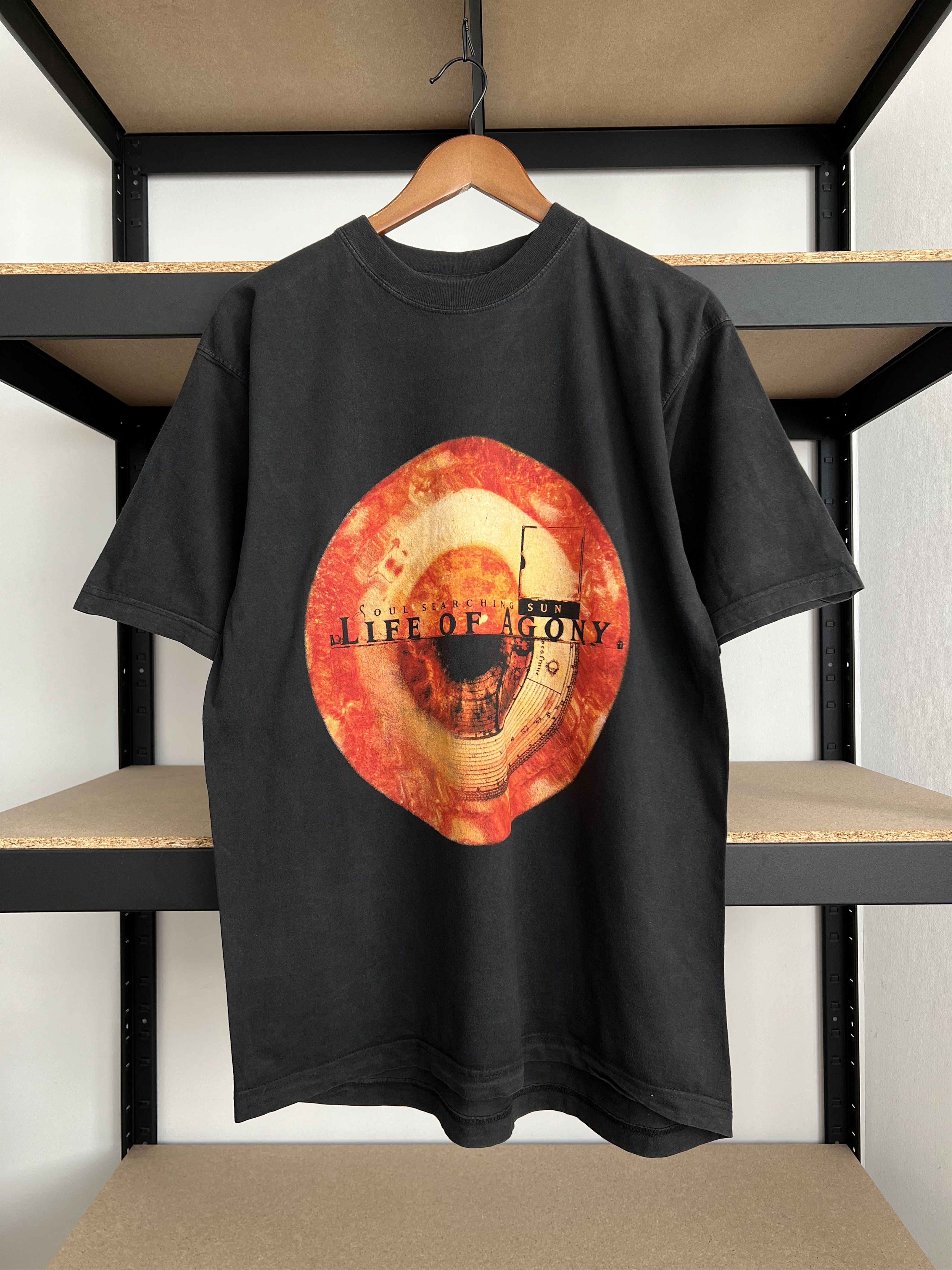 Band Tees Vintage 1997 Life of Agony Soul Searching Sun Metal Band Tee Size US L / EU 52-54 / 3 - 3 Thumbnail