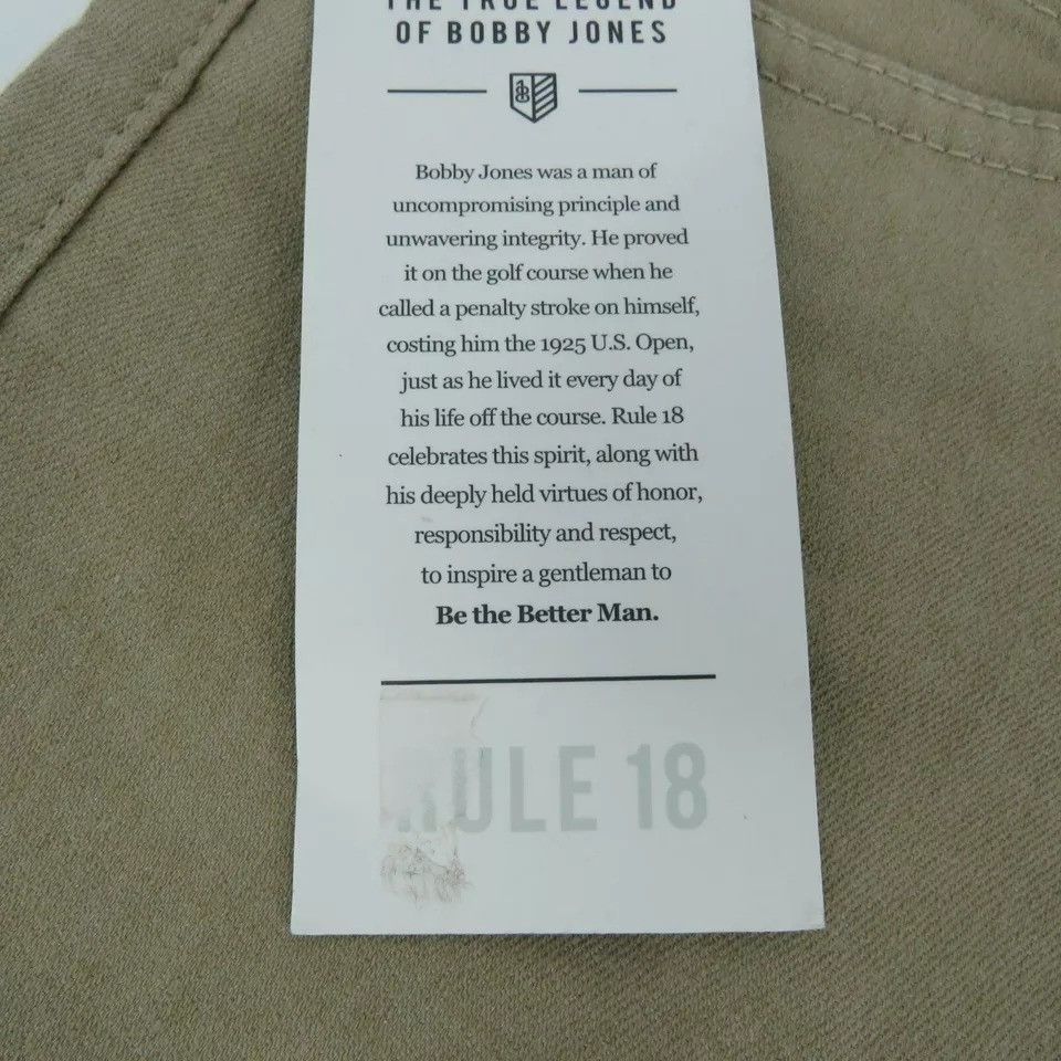 Other Rule18 by Bobby Jones High-Performance Pants 30x32 NWT $165 Size US 30 / EU 46 - 5 Thumbnail