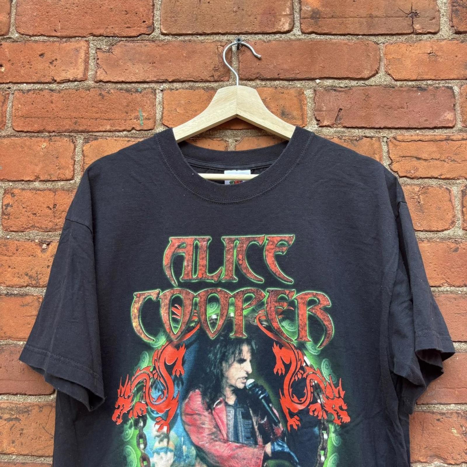 Fruit Of The Loom vintage Alice cooper tour t shirt 2002 L Size US L / EU 52-54 / 3 - 3 Thumbnail