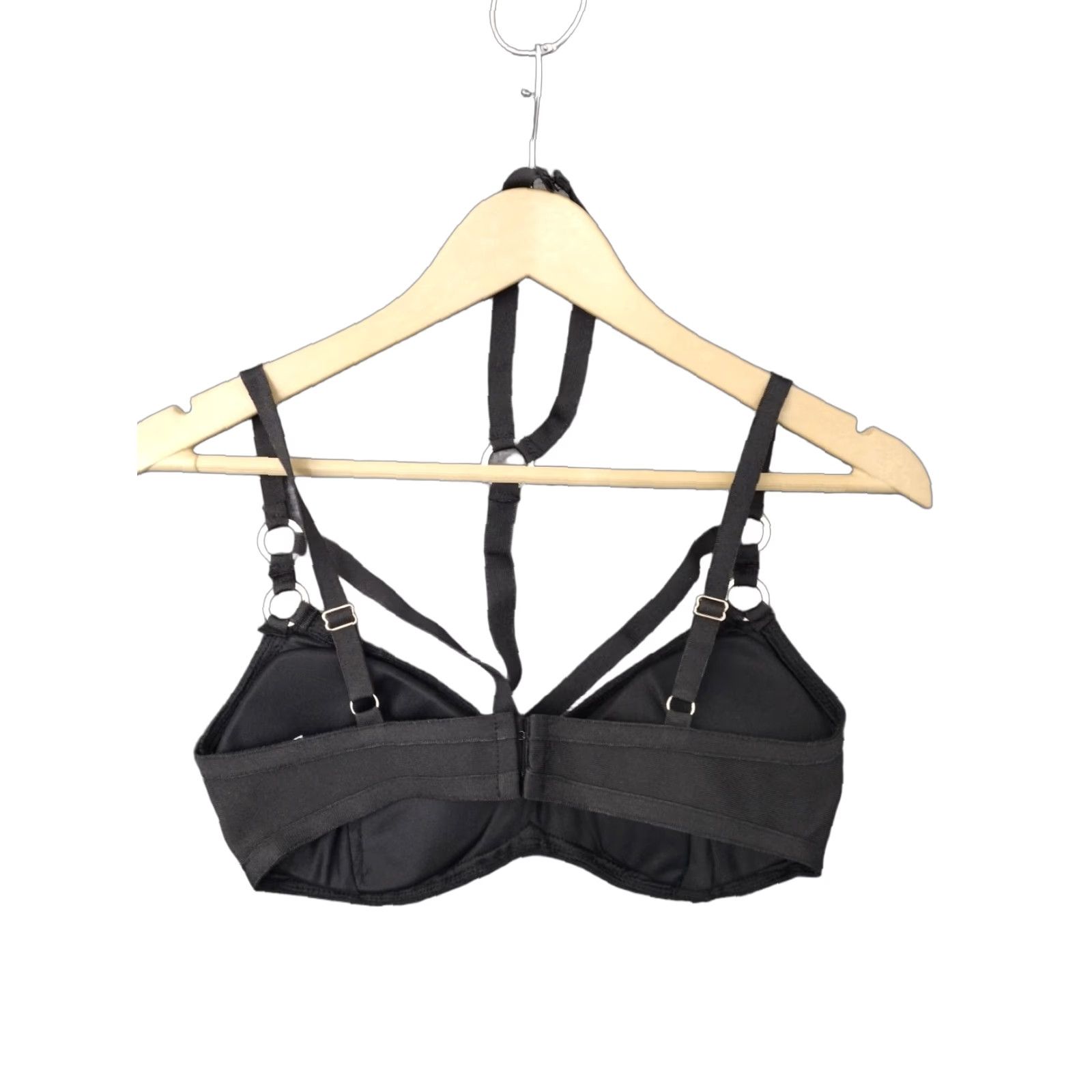 Vintage Codigo Bra Small Lively Black Y Ring Padded Wireless Bra - Womens Shirt Size ONE SIZE - 1 Thumbnail