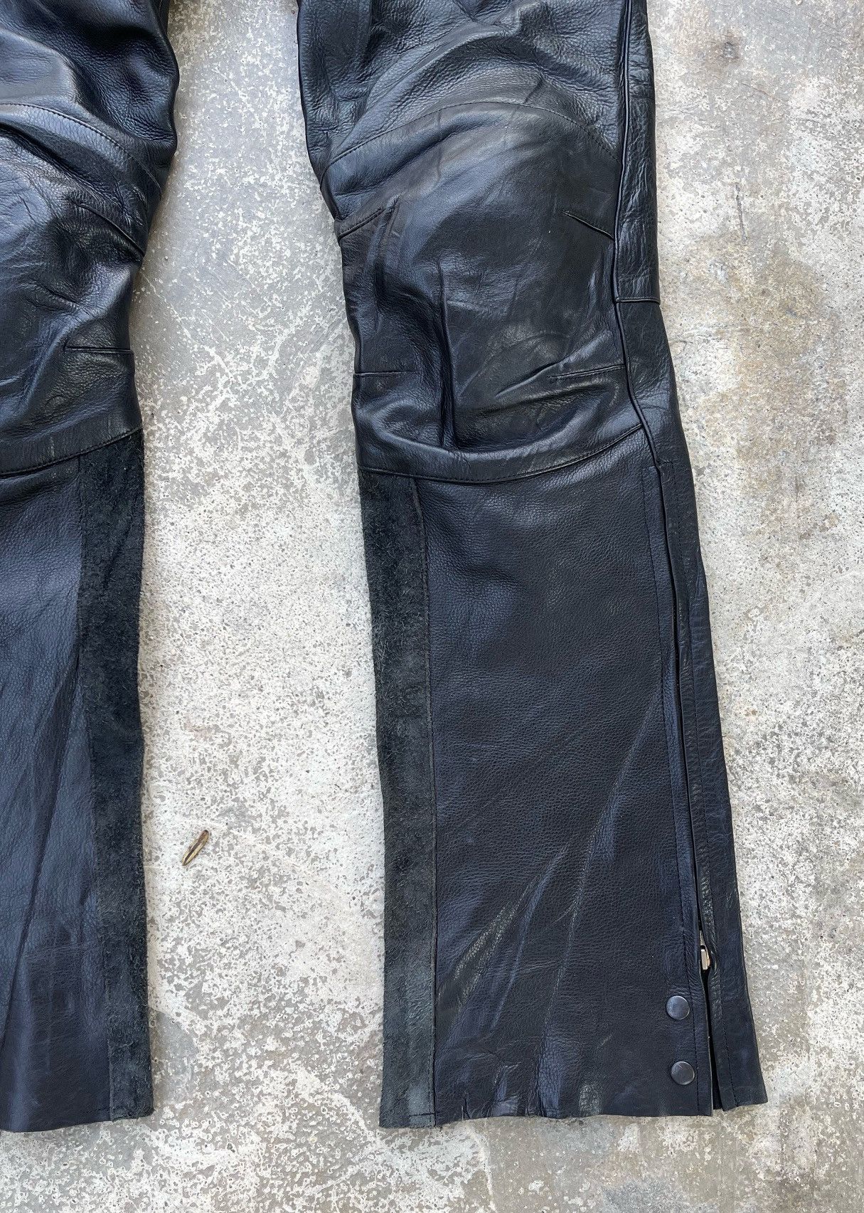 14th Addiction 🔥Vtg Henly Begins by Daytona Genuine Leather Bootcut Pants Size US 31 - 4 Thumbnail
