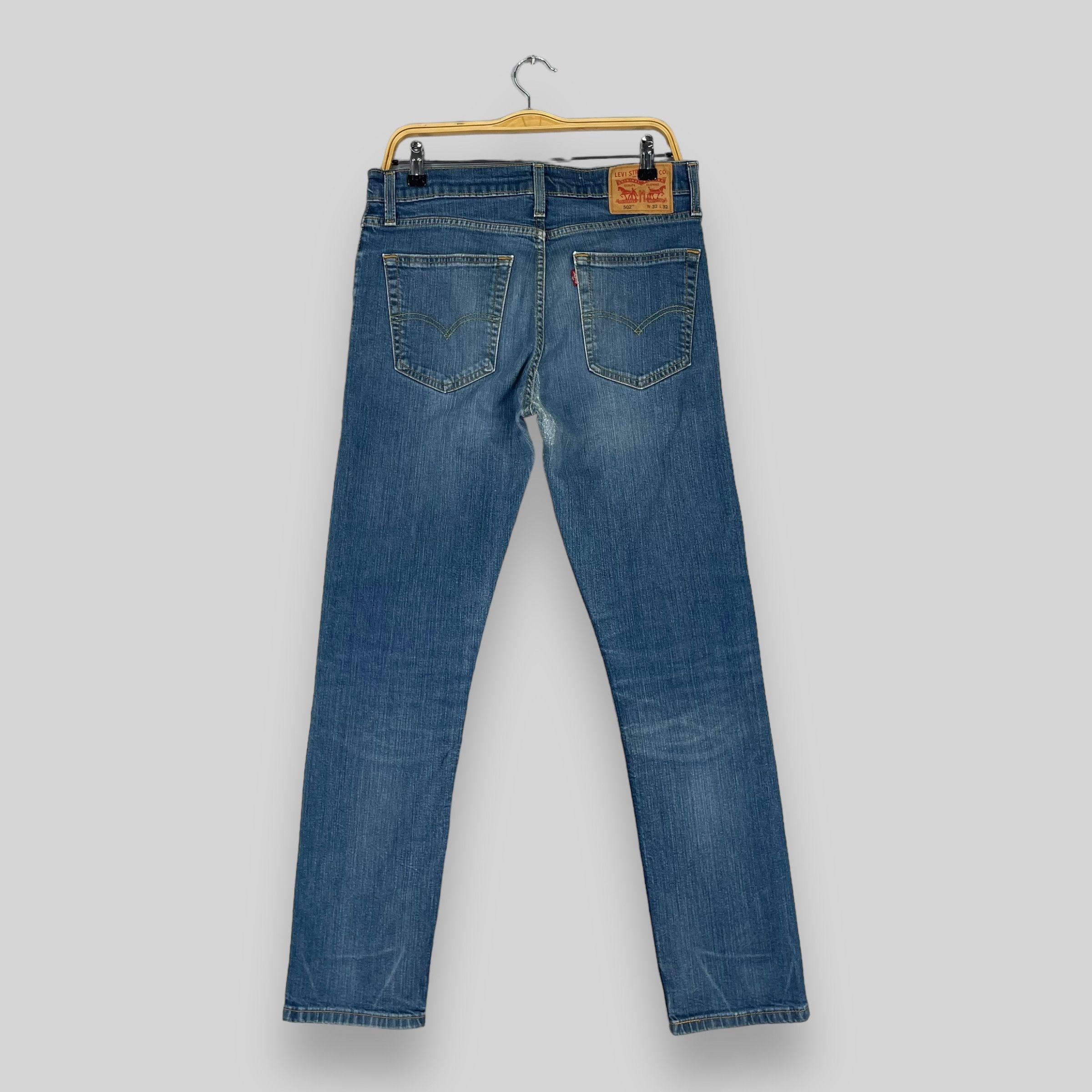 Levi's × Vintage Size 32 Levis 502 Slim Fit Tapered Reinforced Dirty Jeans Size US 32 / EU 48 - 8 Thumbnail