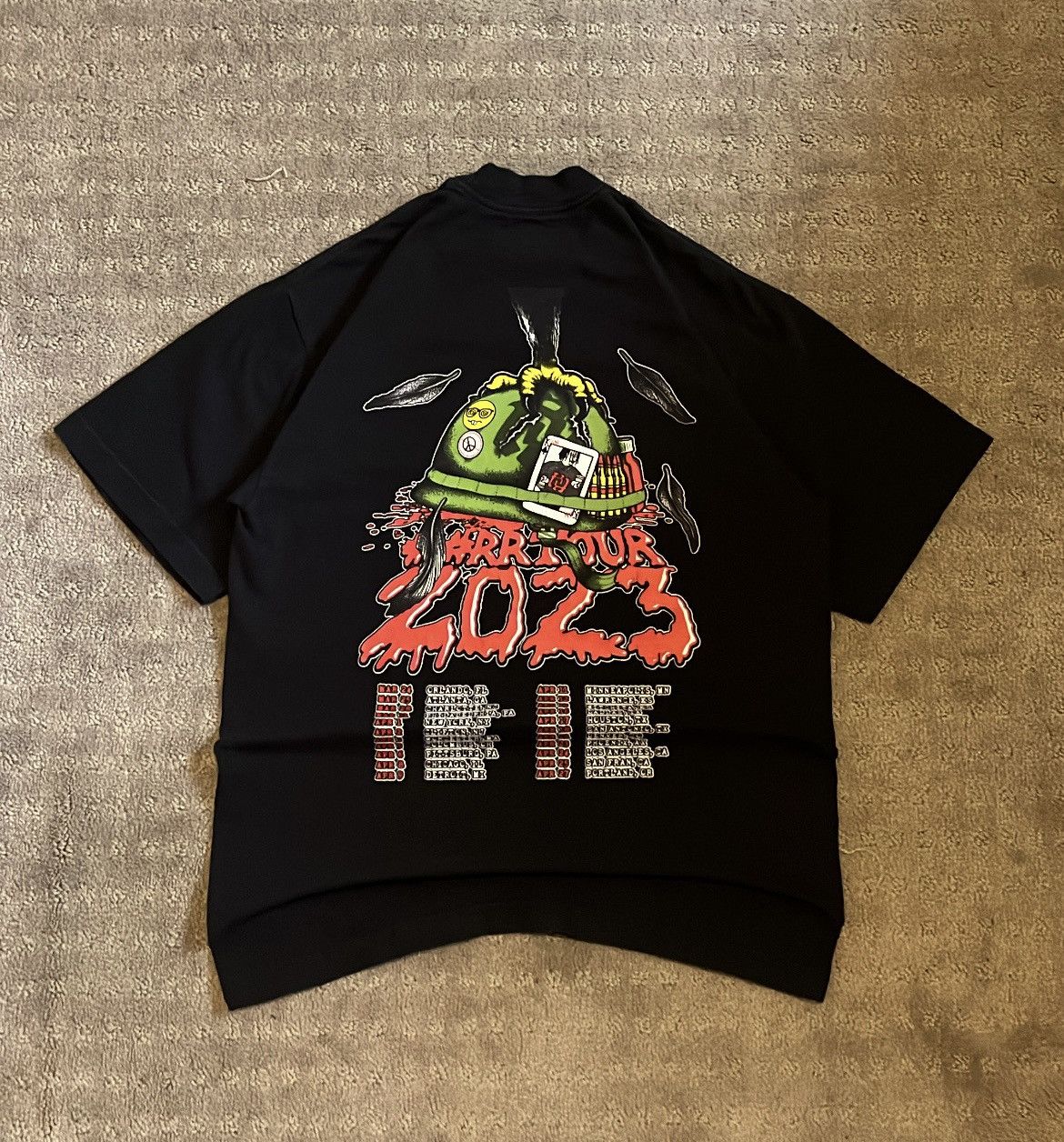 Other RR tour 2023 black tee Size US S / EU 44-46 / 1 - 3 Thumbnail