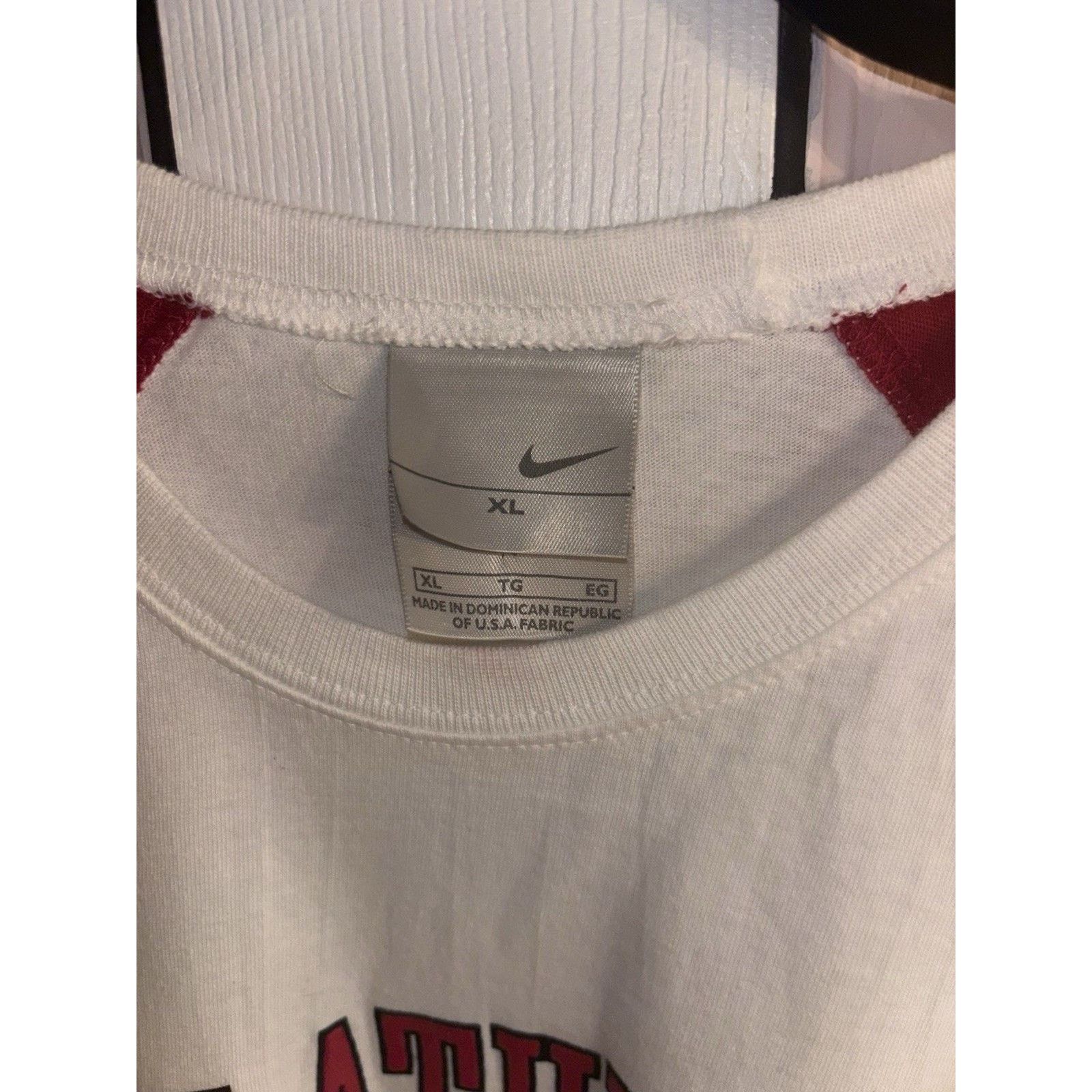Nike Vintage Y2K Nike Tee Rubber Lettering 2000s T-Shirt Unisex Size US XL / EU 56 / 4 - 5 Thumbnail