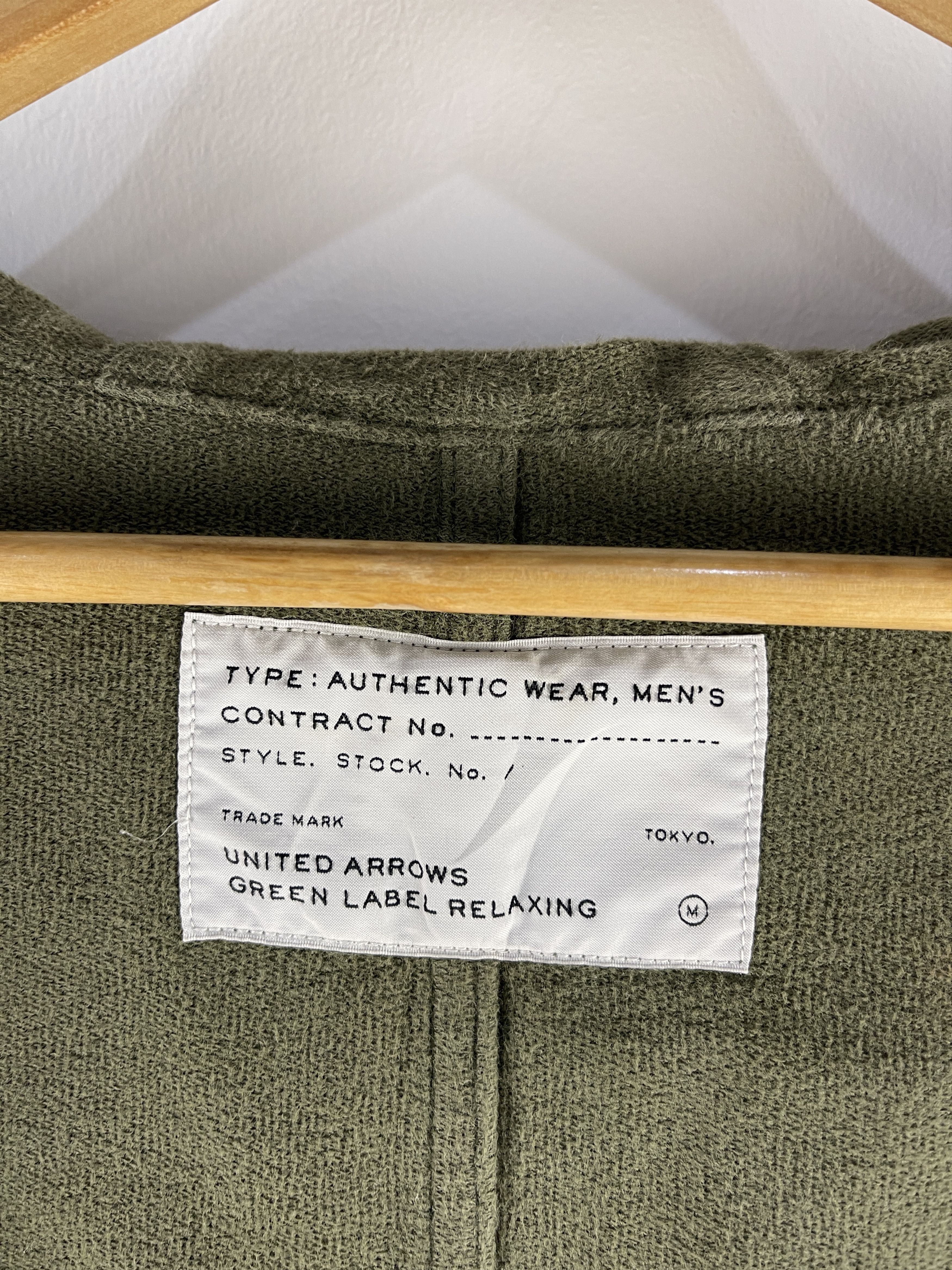 United Arrows United Arrows Green Hooded Jacket Olive Green Field Parka Size US M / EU 48-50 / 2 - 10 Thumbnail