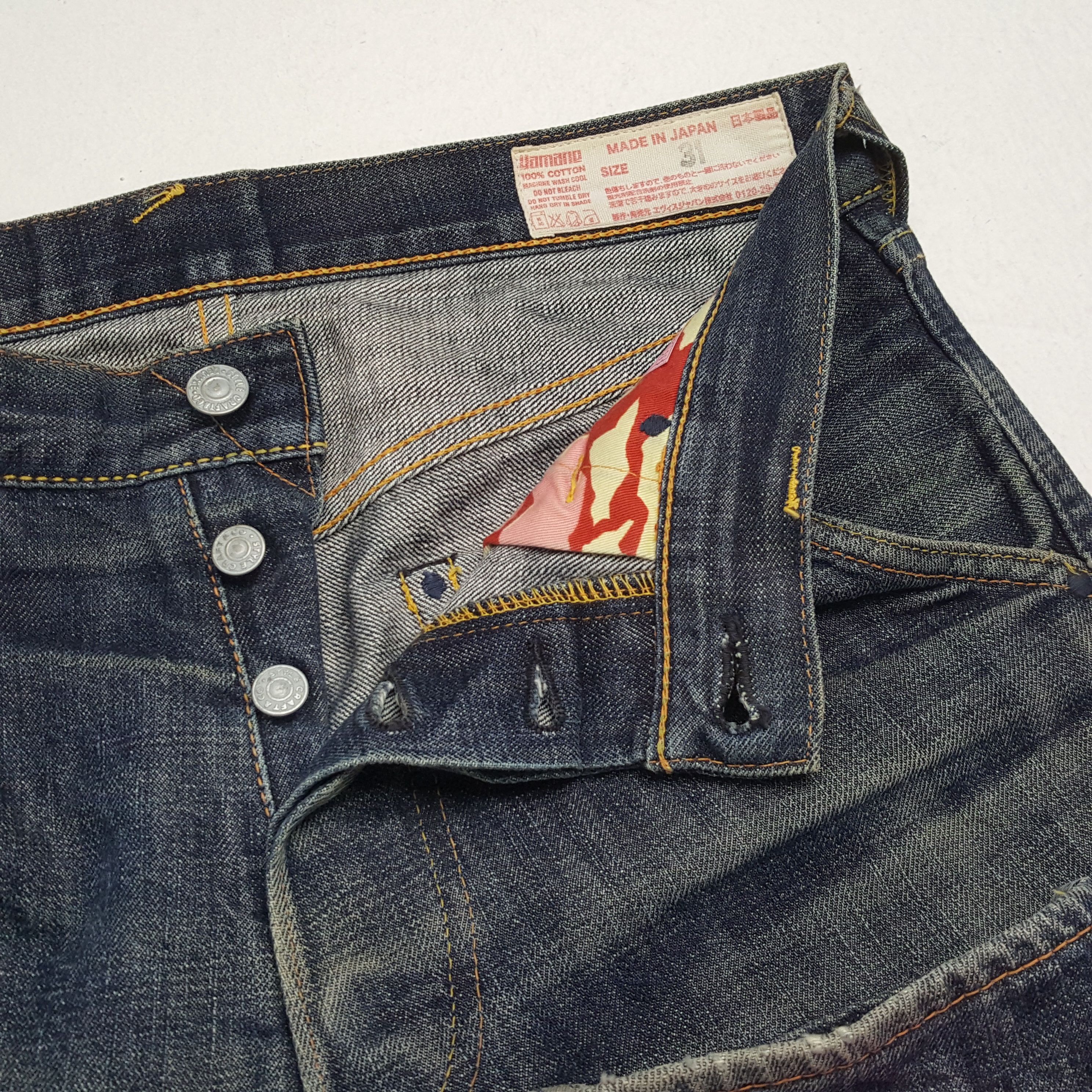 Evisu EVISU Japanese Brand Streetwear Style Custom Daicock Jeans Size US 30 / EU 46 - 12 Thumbnail