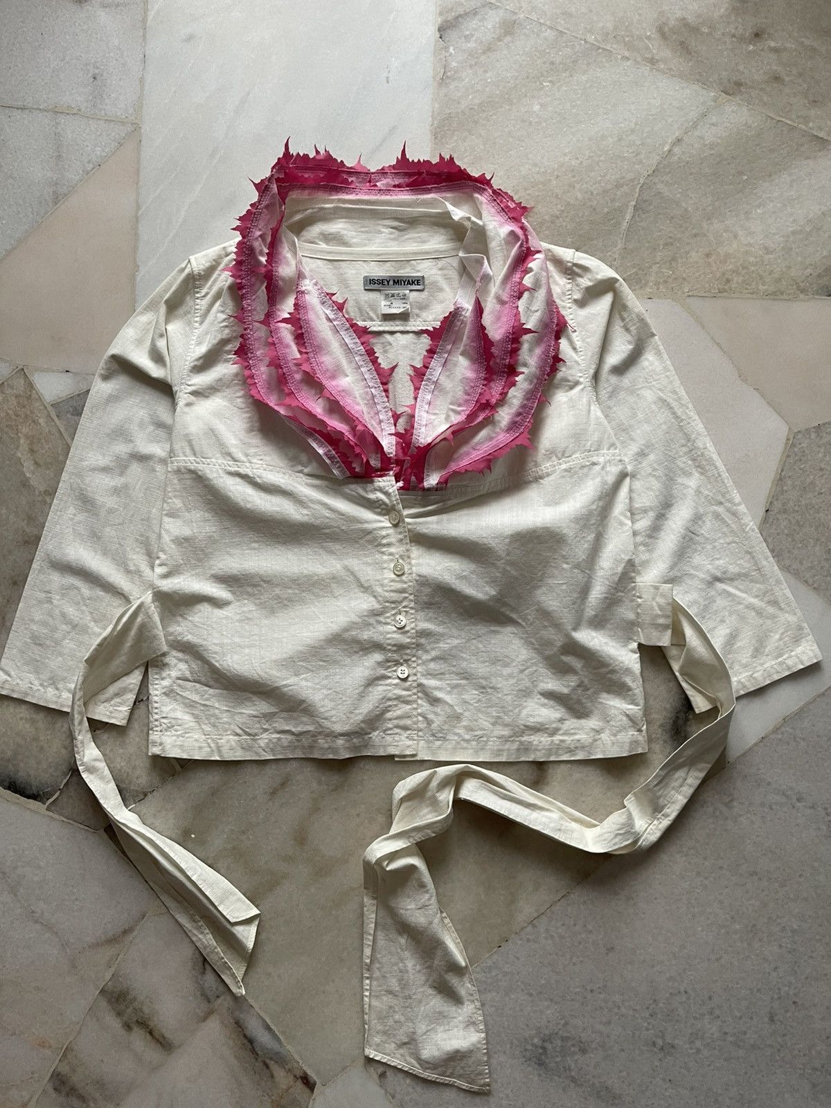Issey Miyake Rare Issey Miyake Flower Flame Motif Button Ups Size M / US 6-8 / IT 42-44 - 1 Thumbnail