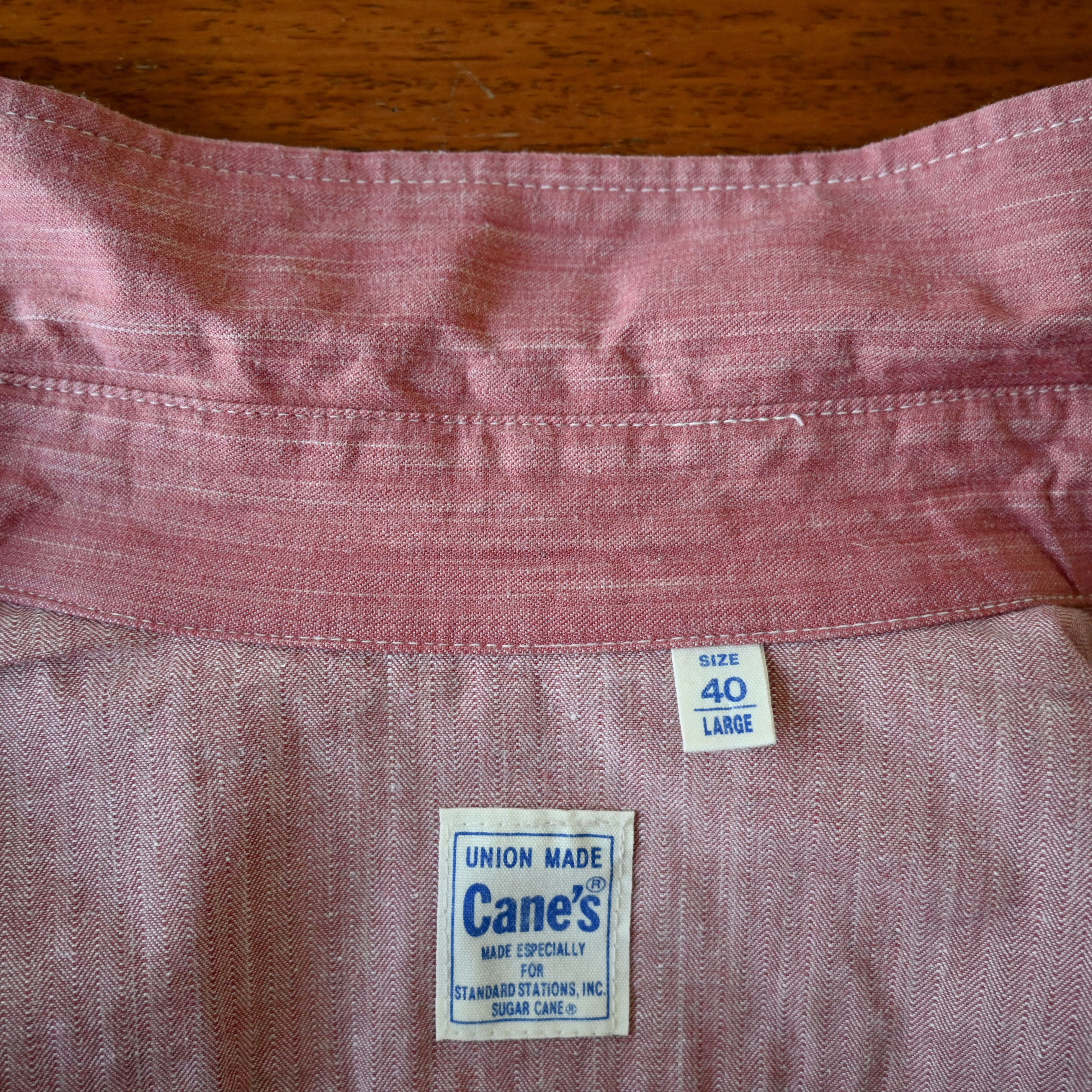 Sugar Cane VTG 1990s Sugar Cane work shirt, HBT cotton, made in Japan Size US L / EU 52-54 / 3 - 14 Thumbnail