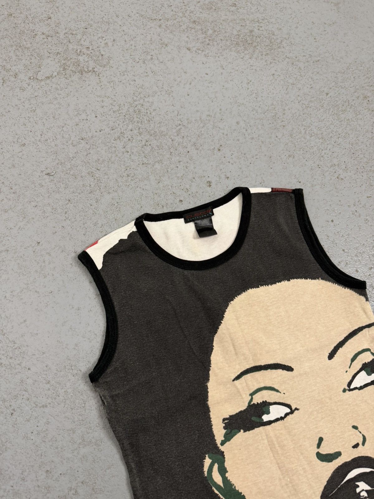 Custo Barcelona Custo Barcelona Overprinted Tank Top Size XS / US 0-2 / IT 36-38 - 3 Thumbnail