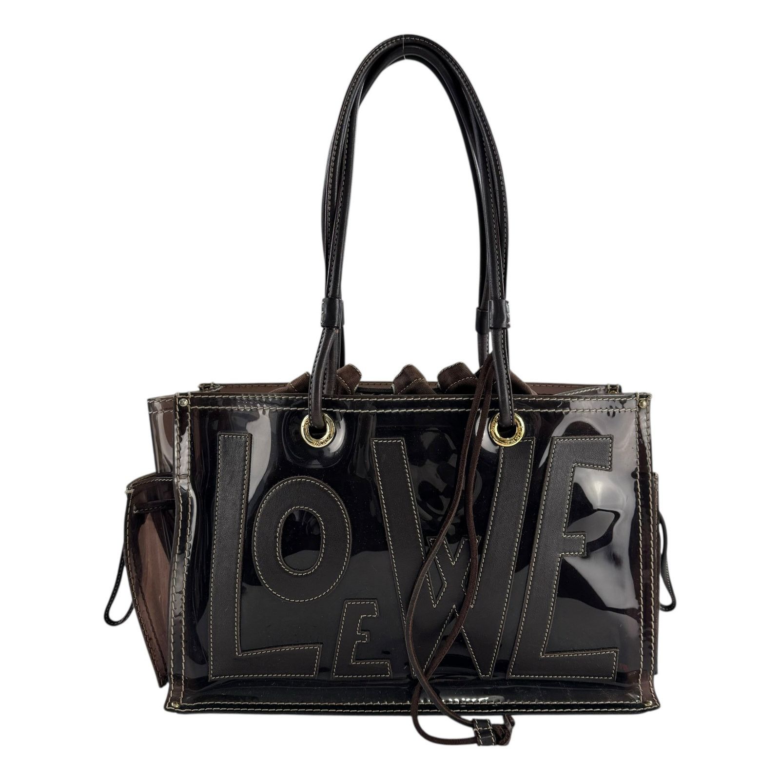 Loewe Loewe Anagram Vinyl Tote Bag Size ONE SIZE - 1 Thumbnail