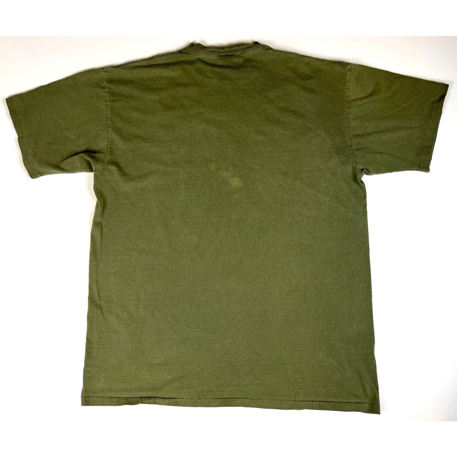 Vintage VINTAGE Men's T-Shirt Door County Wisconsin Planet Earth Crew Neck Short Sleeve Sz L Green 1990s Fish Nature Planet Earth Vintage Mens T-Shirt Size US L / EU 52-54 / 3 - 2 Thumbnail