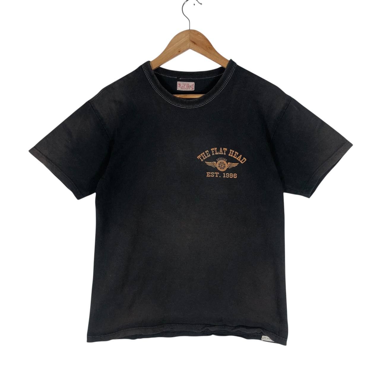The Flat Head Vintage 90s The Flat Head Men T-Shirt Size US M / EU 48-50 / 2 - 1 Thumbnail