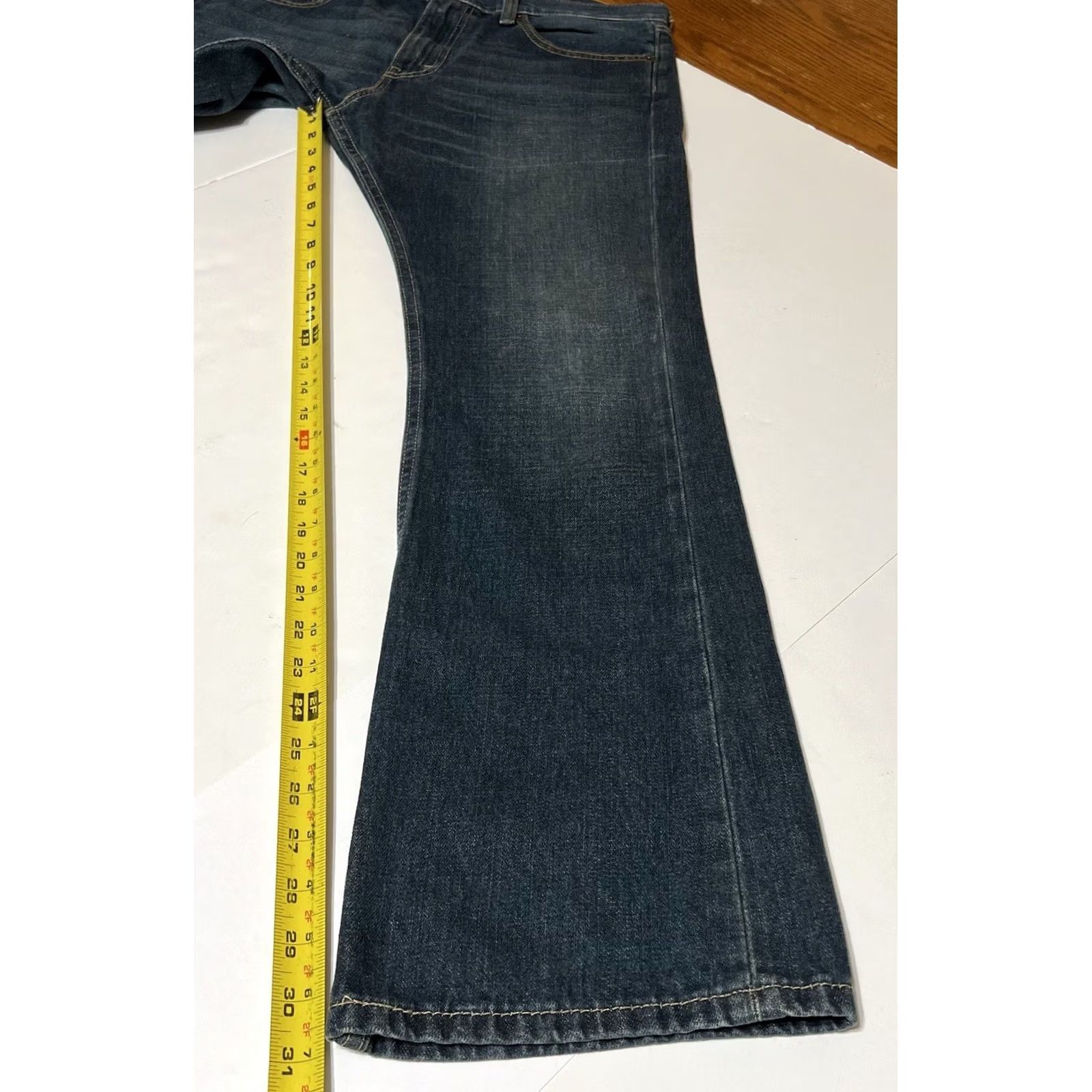 Levi's Levi's 527 Jeans Blue Boot Denim Western Tag 32x30 Measure 34x31 Regular 34 Inseam 31 Blue Cowboy Western Mens Jeans Size US 34 / EU 50 - 6 Thumbnail