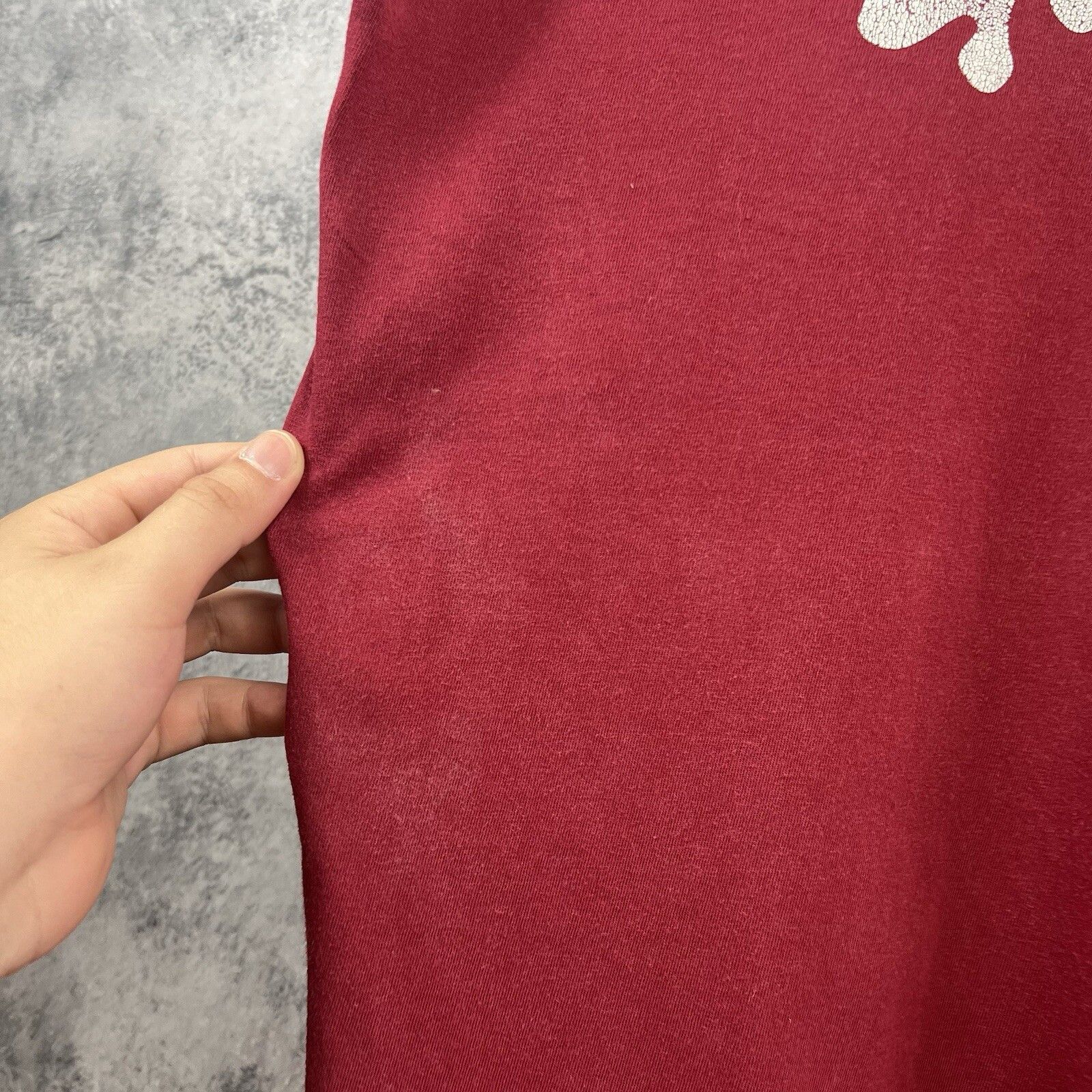 Stussy Stussy Longsleeve Men's Size L Red Cotton Big Logo Size US L / EU 52-54 / 3 - 24 Thumbnail