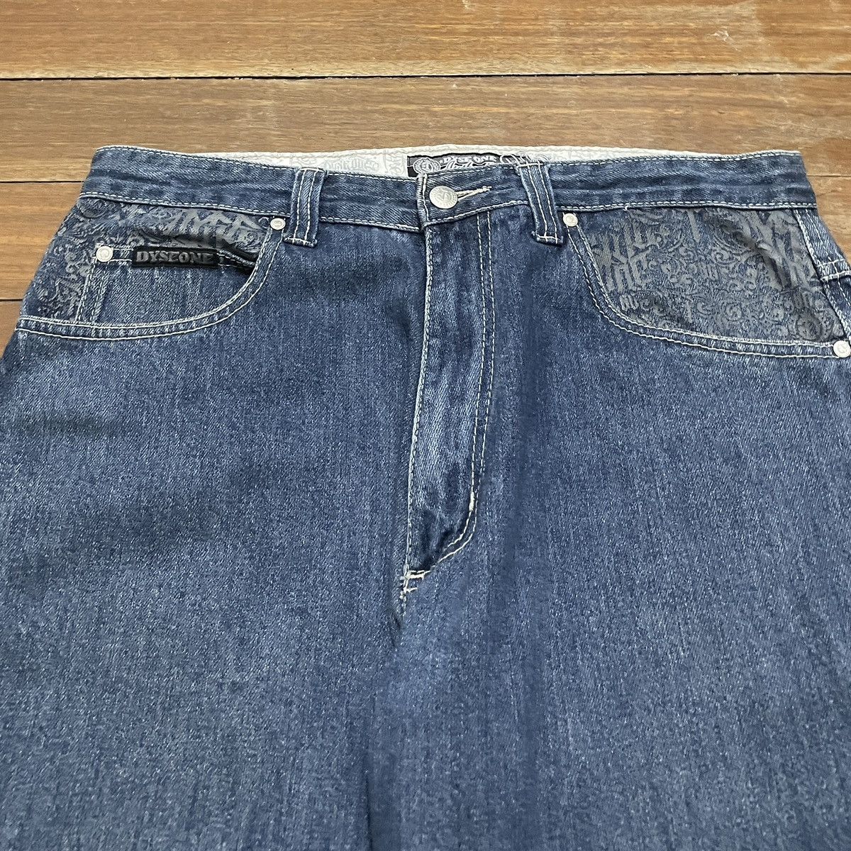 Vintage Very Rare Vintage Brand Dyse One HipHop Baggy Jeans 2000s Size US 34 / EU 50 - 4 Thumbnail