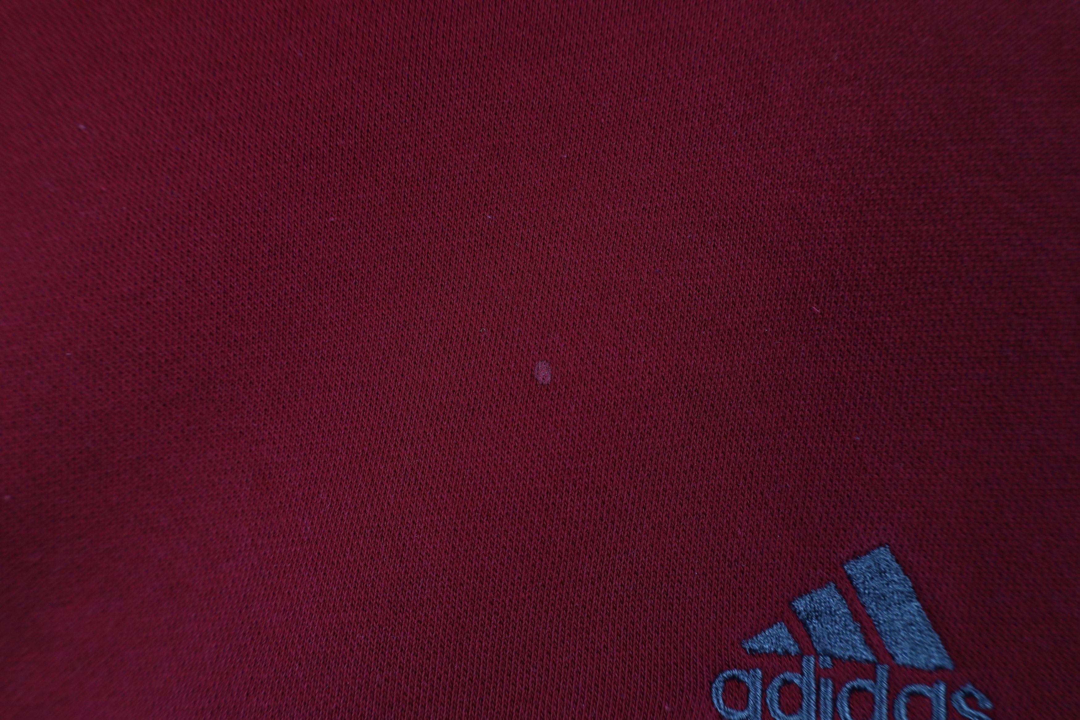 Adidas × Vintage Vintage 90s Adidas Spell Out Striped Crewneck Sweatshirt Size US M / EU 48-50 / 2 - 5 Thumbnail