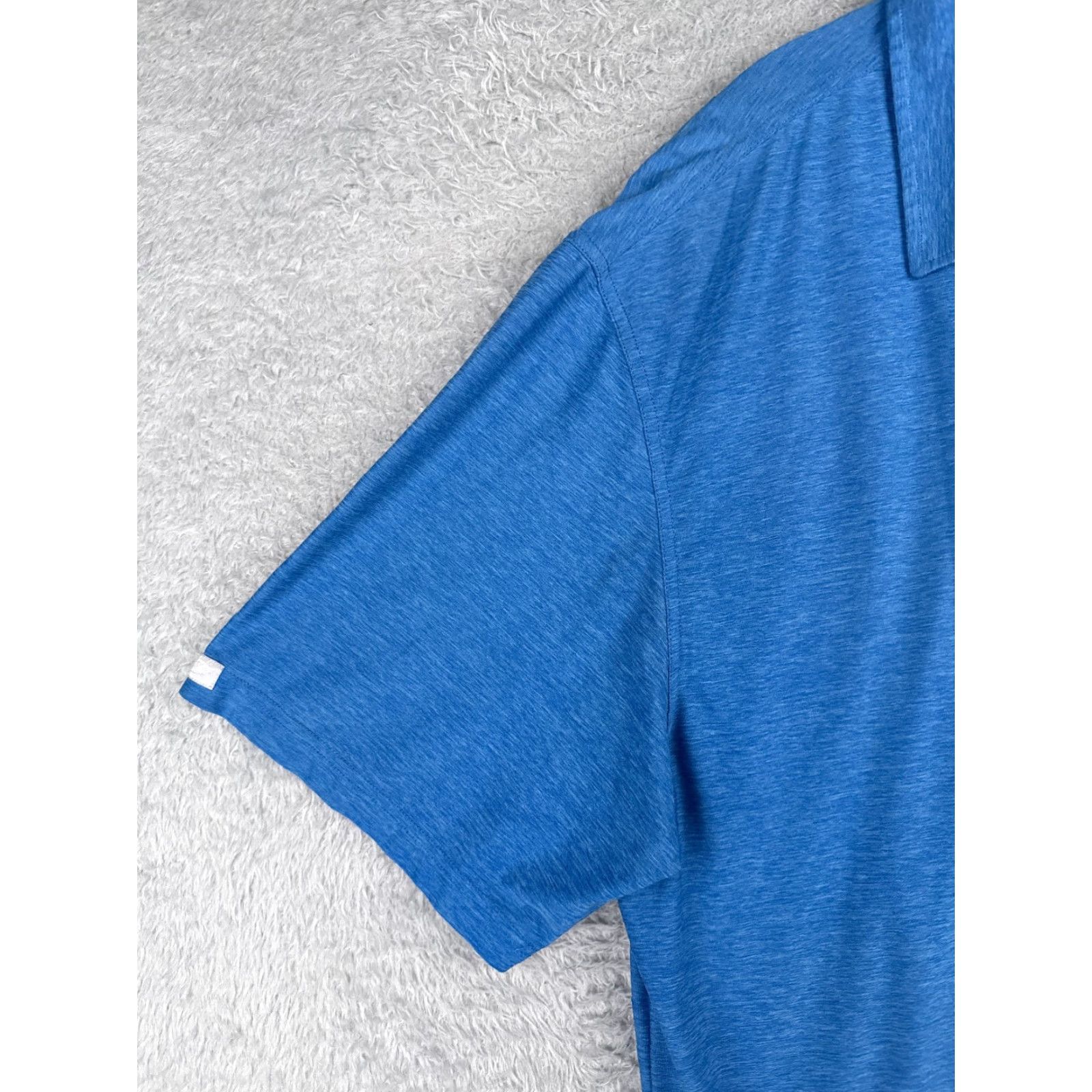 Vintage Straight Down Polo Shirt Men 2XL Blue Polyester Short Sleeve Polo Shirt Men Regular Blue 2XL Golf Outdoor Golfer Shirts Mens Size US XXL / EU 58 / 5 - 3 Thumbnail