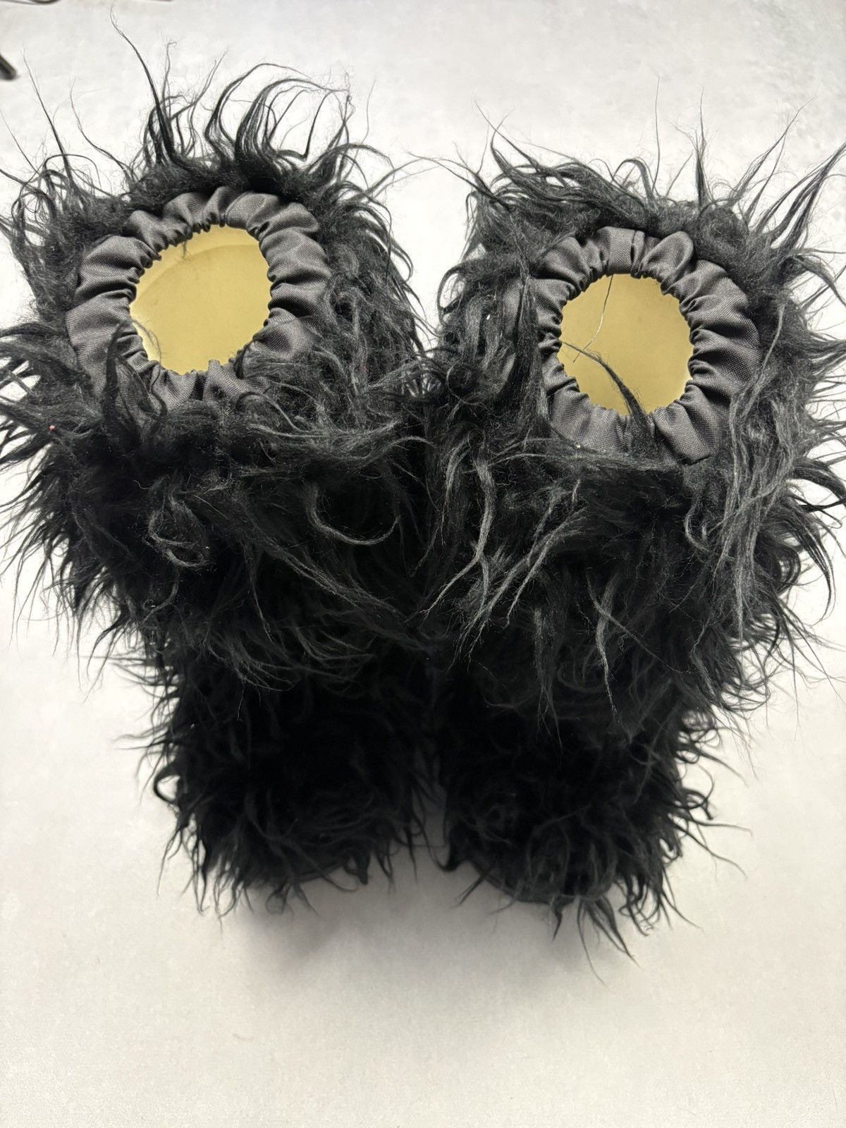 If Six Was Nine FAUX FUR RICK OWENS VIBE OVERSIZED YETI BOOTS LGB STYLE Size US 7 / IT 37 - 3 Thumbnail