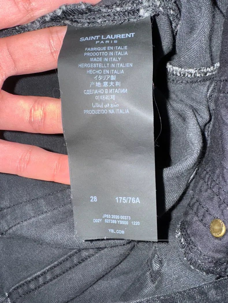 Saint Laurent Paris #REF! Size US 28 / EU 44 - 4 Thumbnail