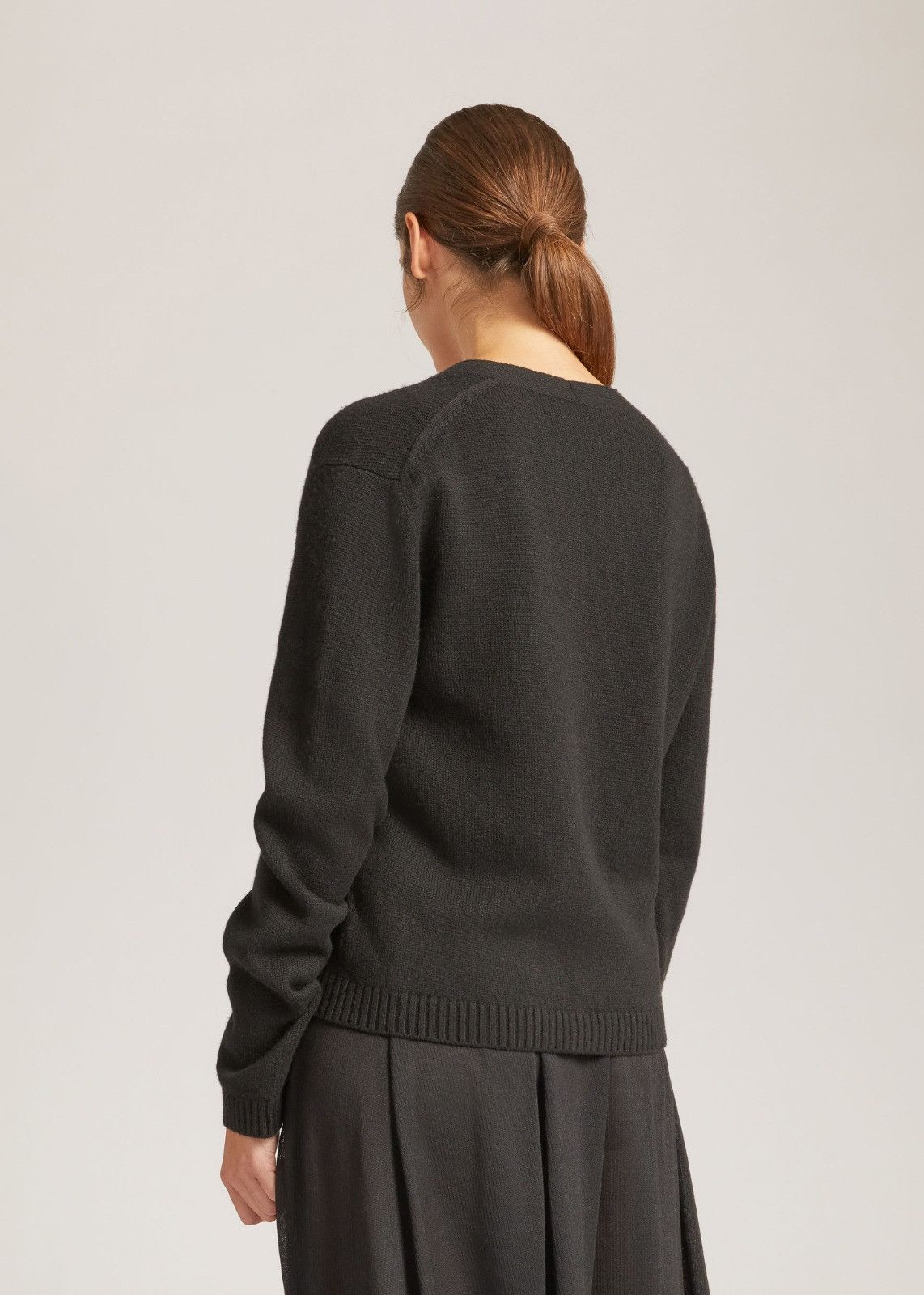 Loro Piana o1srvl11e0125 Grassmoor Cashmere Cardigan in Black Size L / US 10 / IT 46 - 5 Thumbnail