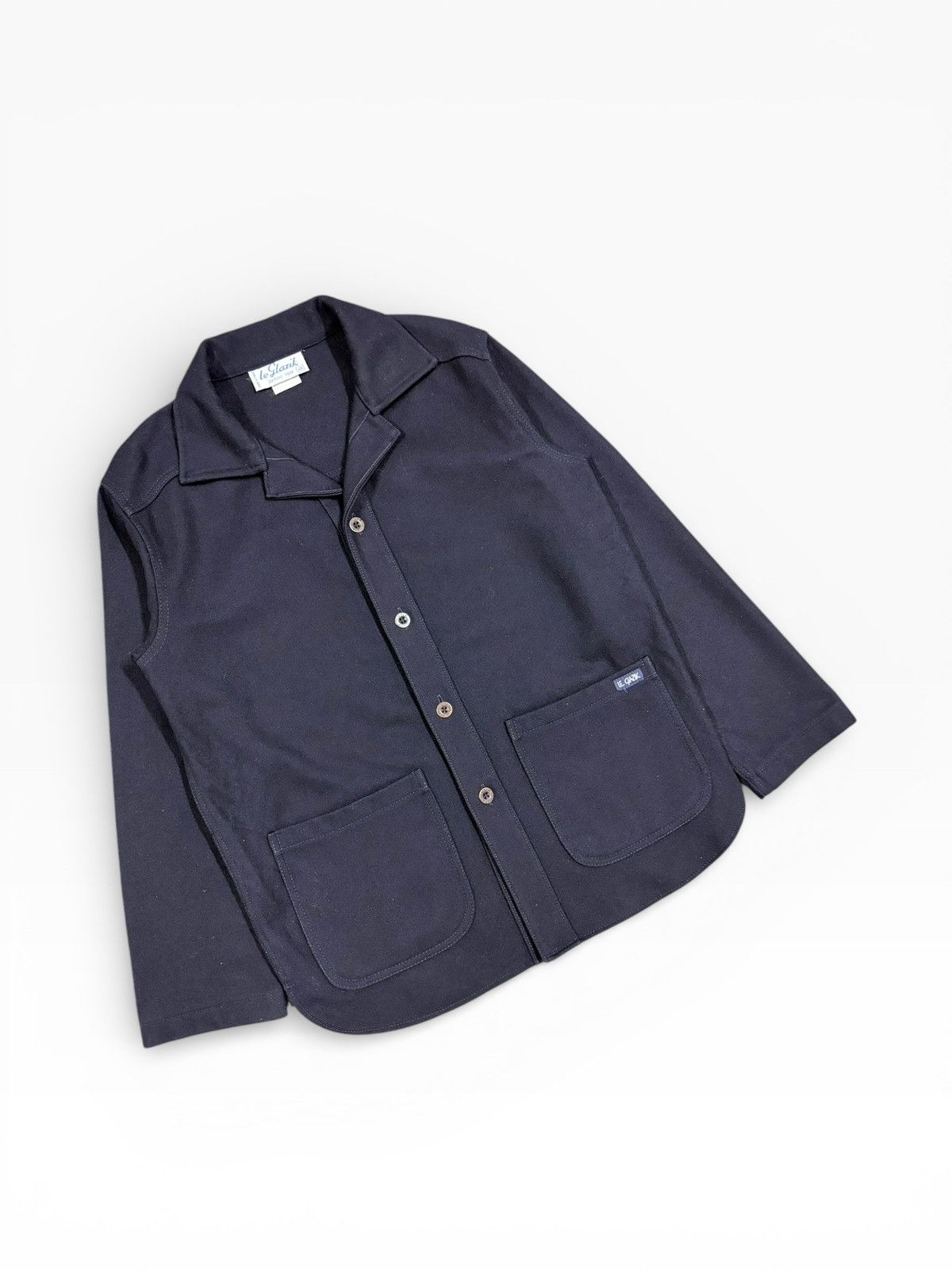 If Six Was Nine Vtg🔥Le Glazik Depuis 1928 Sailor France Wool Buttoned Jacket Size US M / EU 48-50 / 2 - 6 Thumbnail
