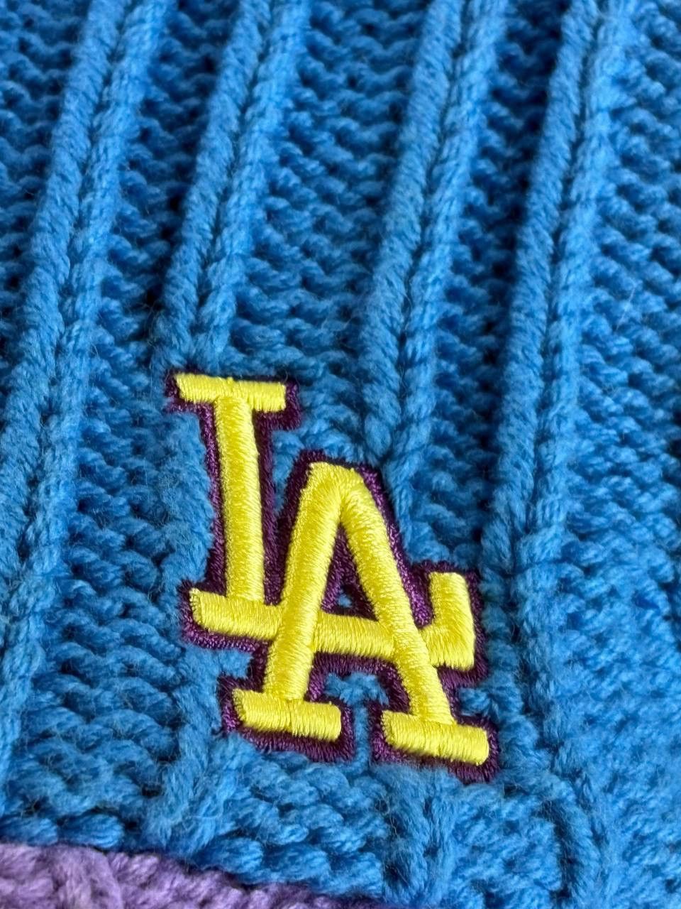 New Era New era LA MLB knit cap embroidered logo Size ONE SIZE - 4 Thumbnail