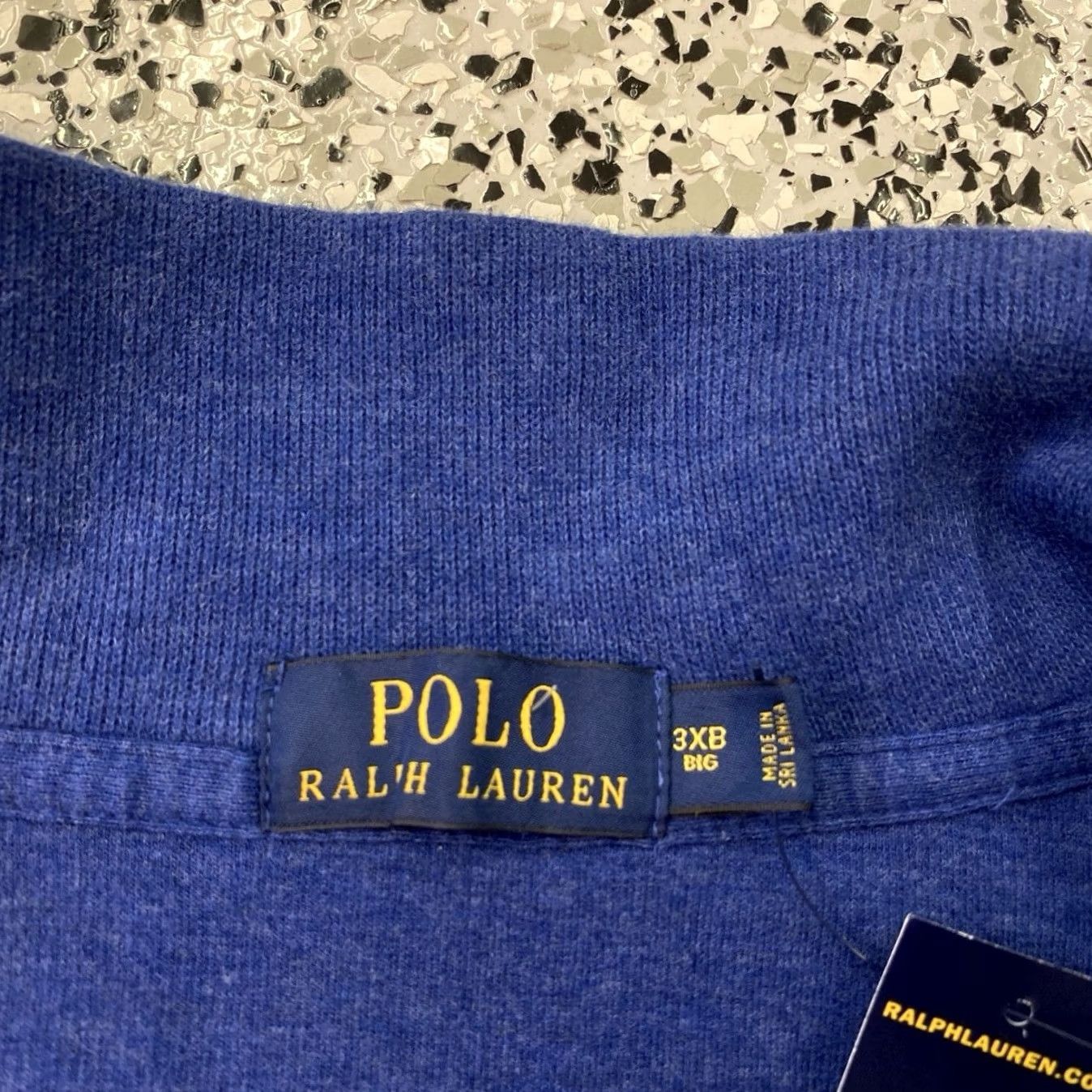 Polo Ralph Lauren Polo Ralph Lauren Sweater Men's 3XL Blue Yellow 1/4 Zip Pullover French Rib Logo Pony NWT Size US XXL / EU 58 / 5 - 4 Thumbnail