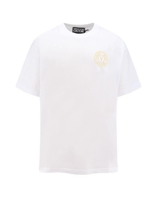 VERSACE Men T-Shirts 76GAHT03CJ00T G03 White
