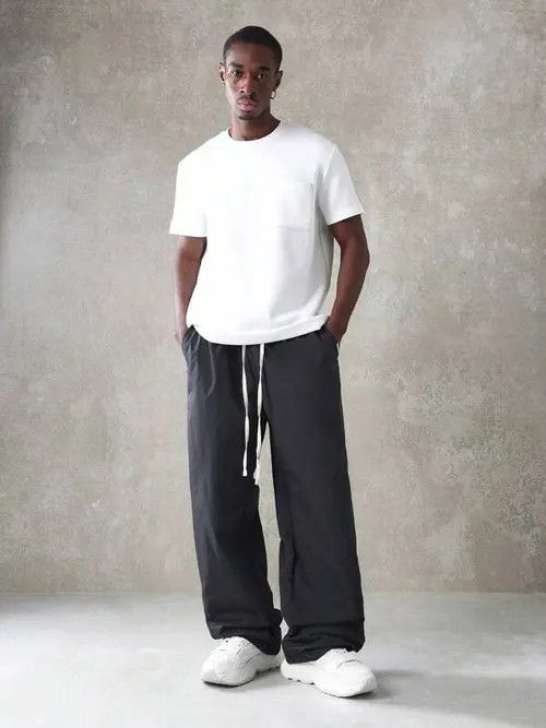 Japanese Brand Nylon loose pants gorpcore Drill Drip Size US 32 / EU 48 - 4 Thumbnail