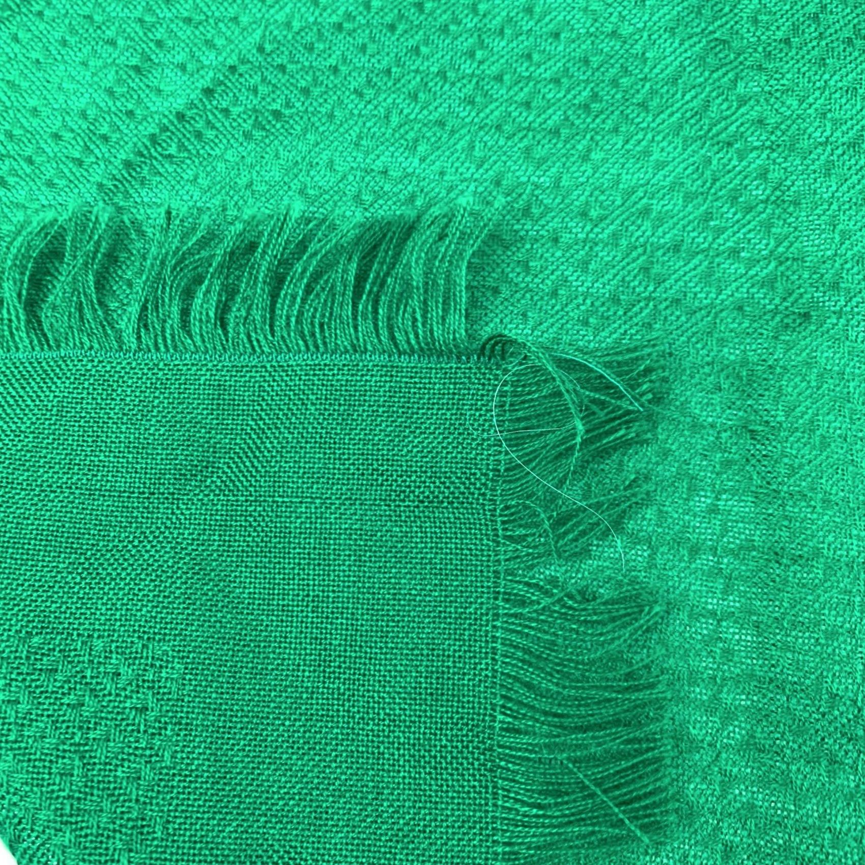 Vintage VINTAGE Glentex Square Scarf 31" x 31" Green Geometric Acrylic Made in Japan Womens Scarf Size ONE SIZE - 4 Thumbnail
