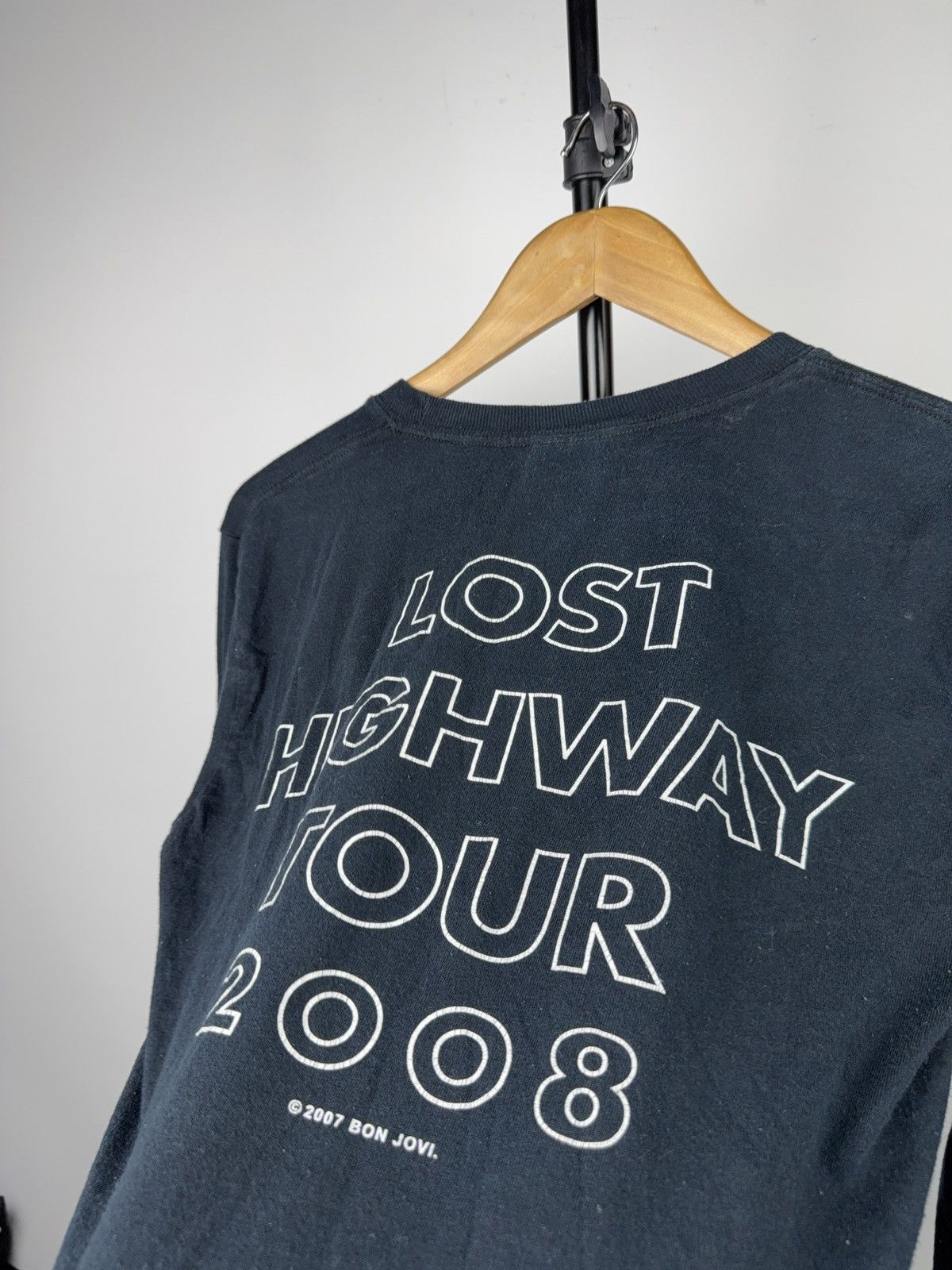 Bon Jovi Vintage 00s Bon Jovi Lost Highway Tour 2008 Long Sleeve S Size US S / EU 44-46 / 1 - 15 Thumbnail