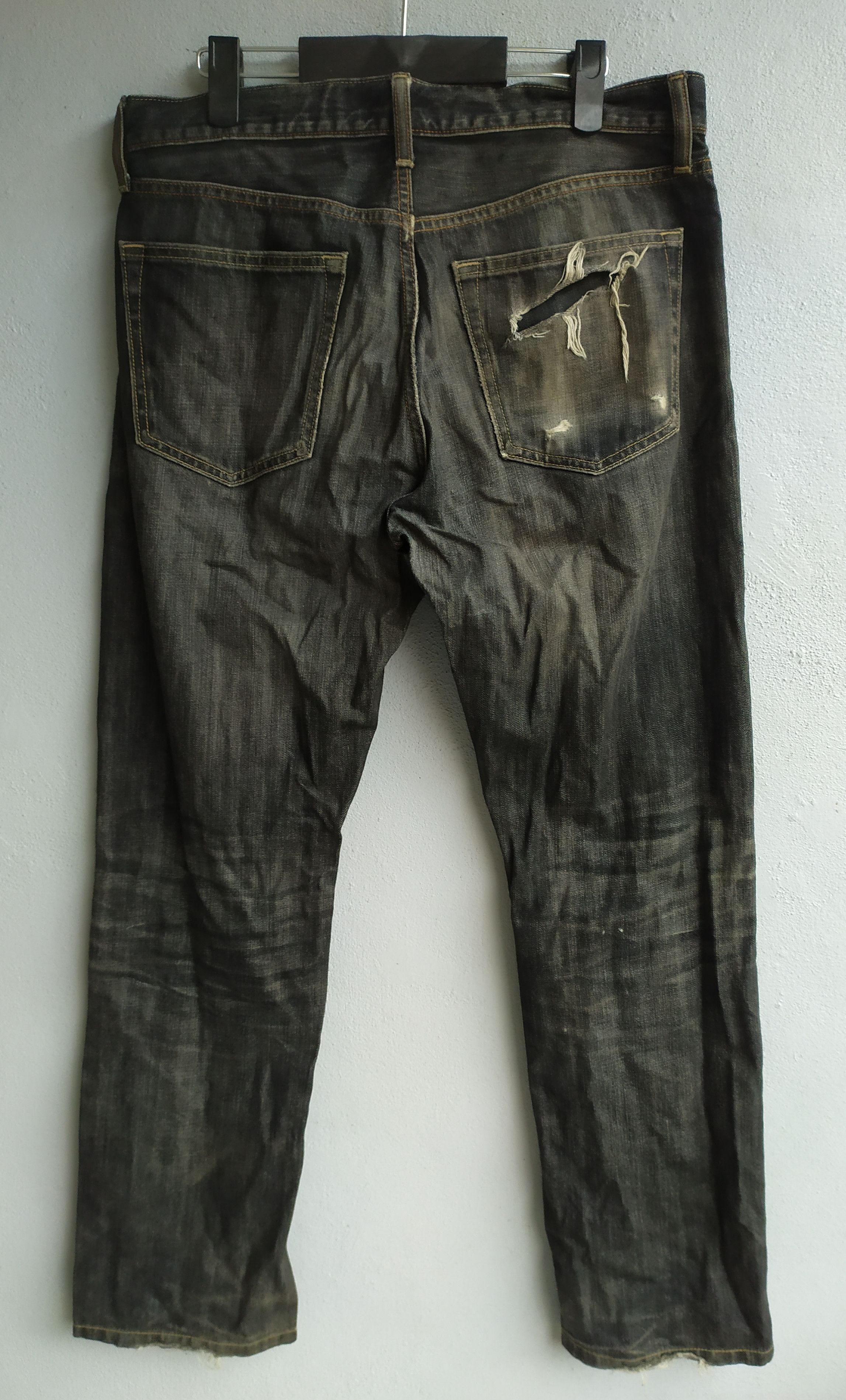 If Six Was Nine × Japanese Brand × Le Grande Bleu (L.G.B.) Vintage y2k Distressed Uniqlo Size US 32 / EU 48 - 2 Thumbnail