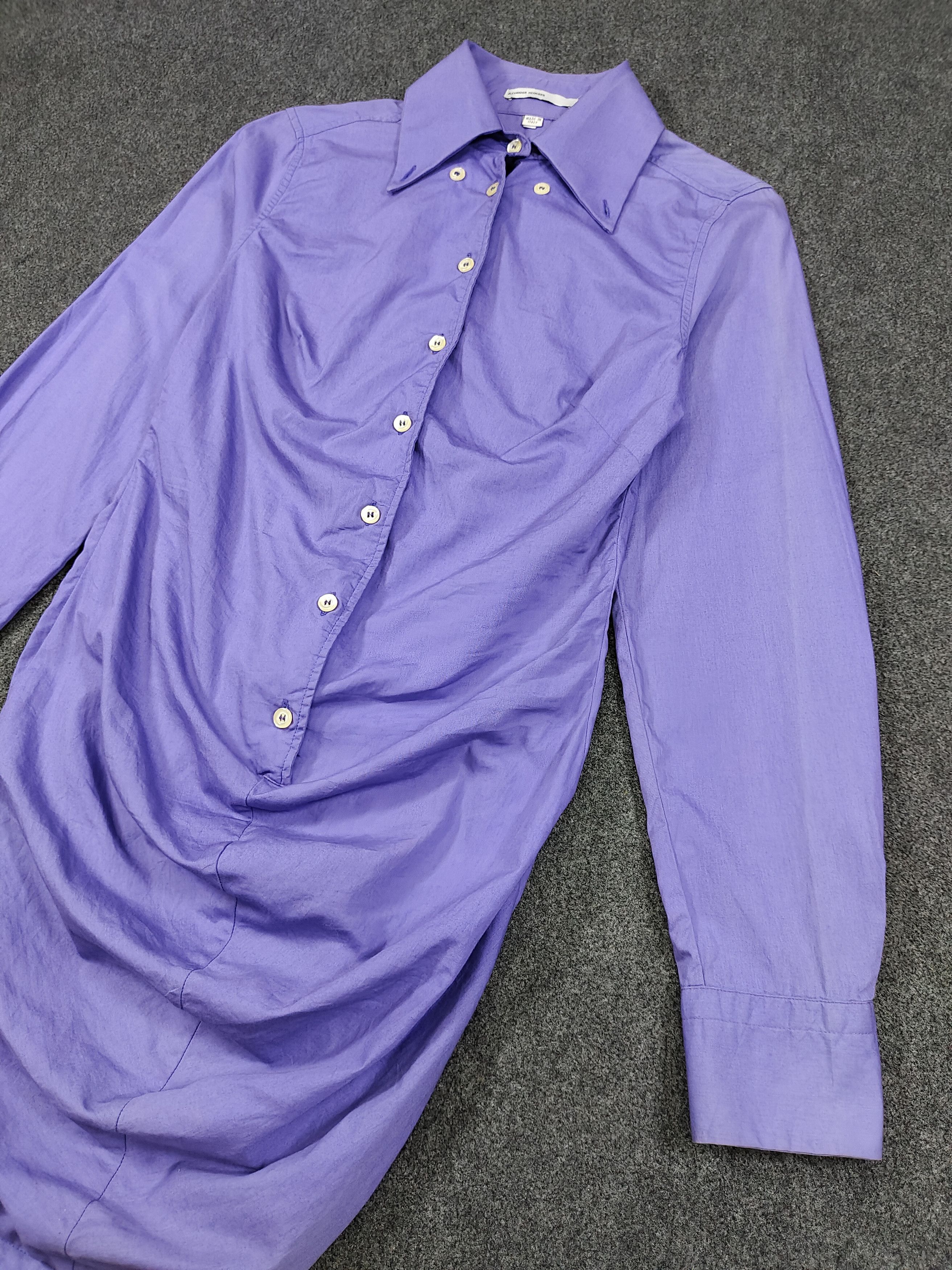 Alexander McQueen ARCHIVED- 90s Alexander McQueen 3D Shaped Bustel Shirt Size M / US 6-8 / IT 42-44 - 7 Thumbnail