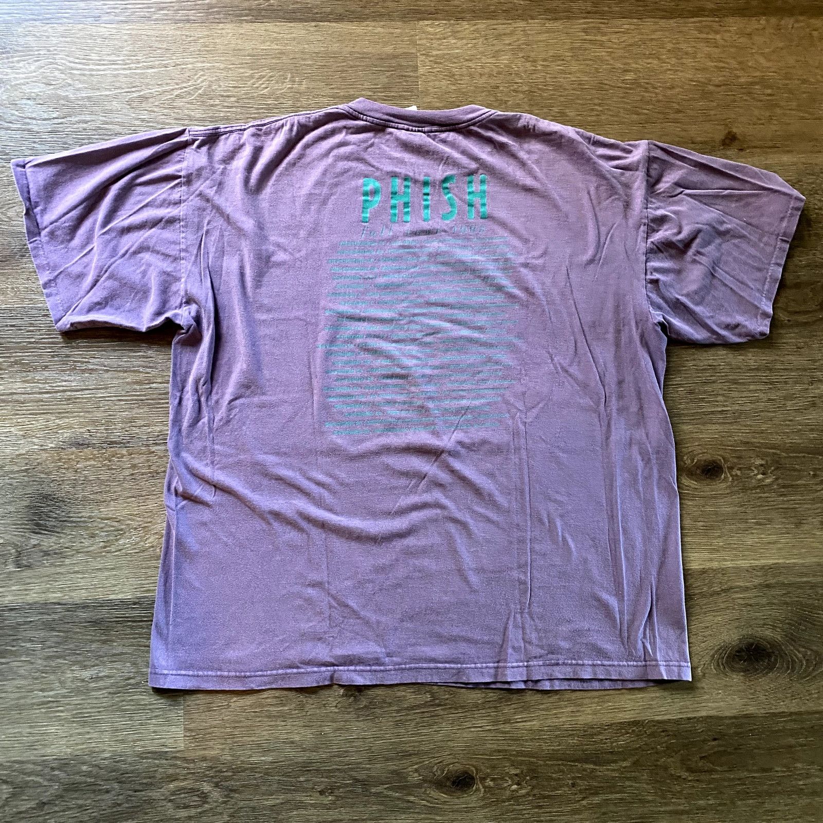 Vintage Rare! Purple 1995 Rainbow Phish Tour Tee Shirt Size US XL / EU 56 / 4 - 6 Thumbnail