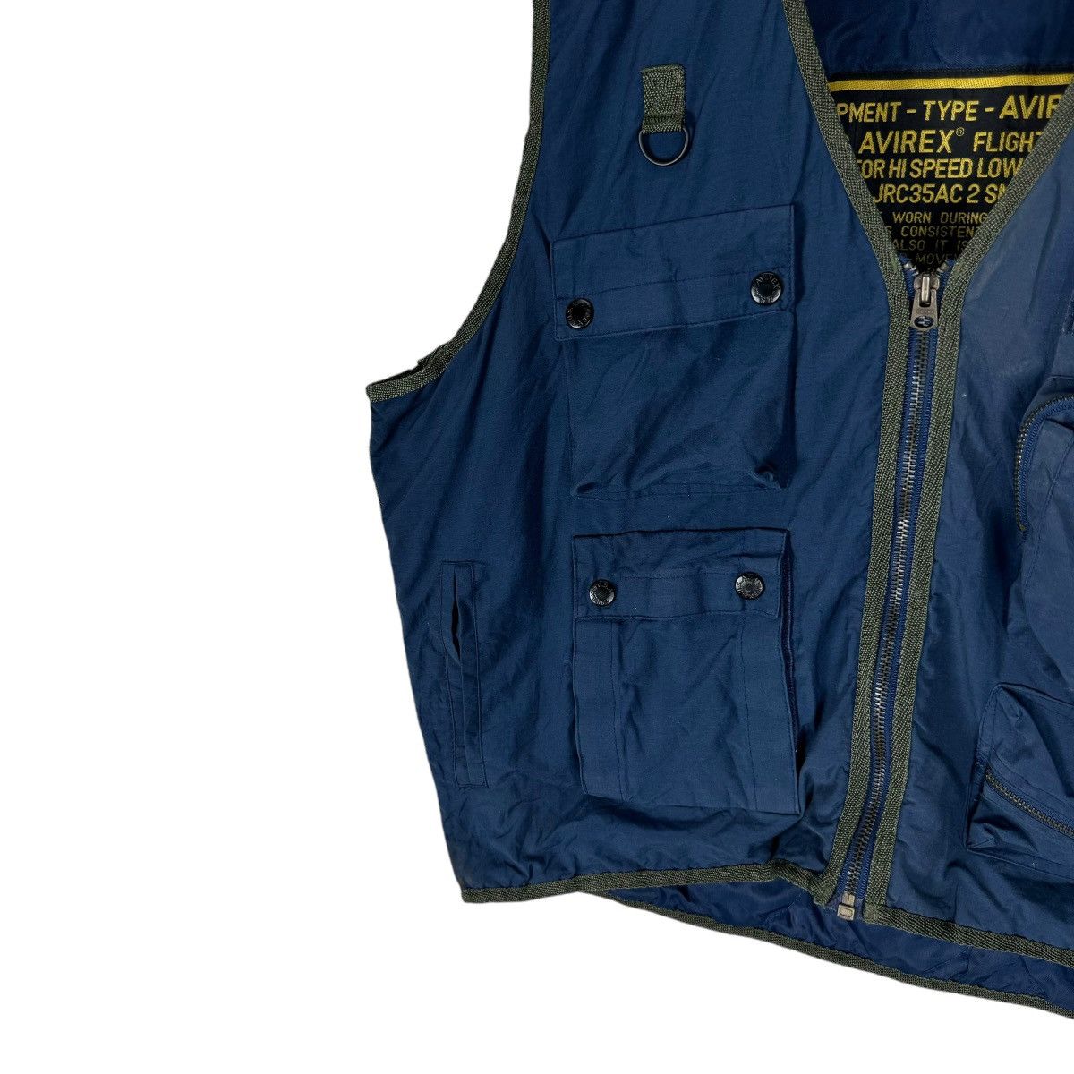 Avirex ☀️AVIREX USN MULTI POCKET TACTICAL HOODIE ISSUE VEST Size US L / EU 52-54 / 3 - 7 Thumbnail
