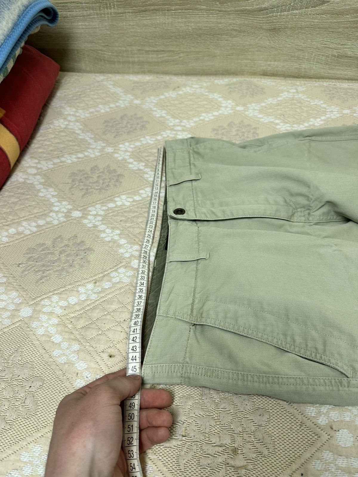Quiksilver 🔥 Vintage 1990s Quiksilver Logo Cargo Baggy Skater Pants Size US 34 / EU 50 - 10 Thumbnail