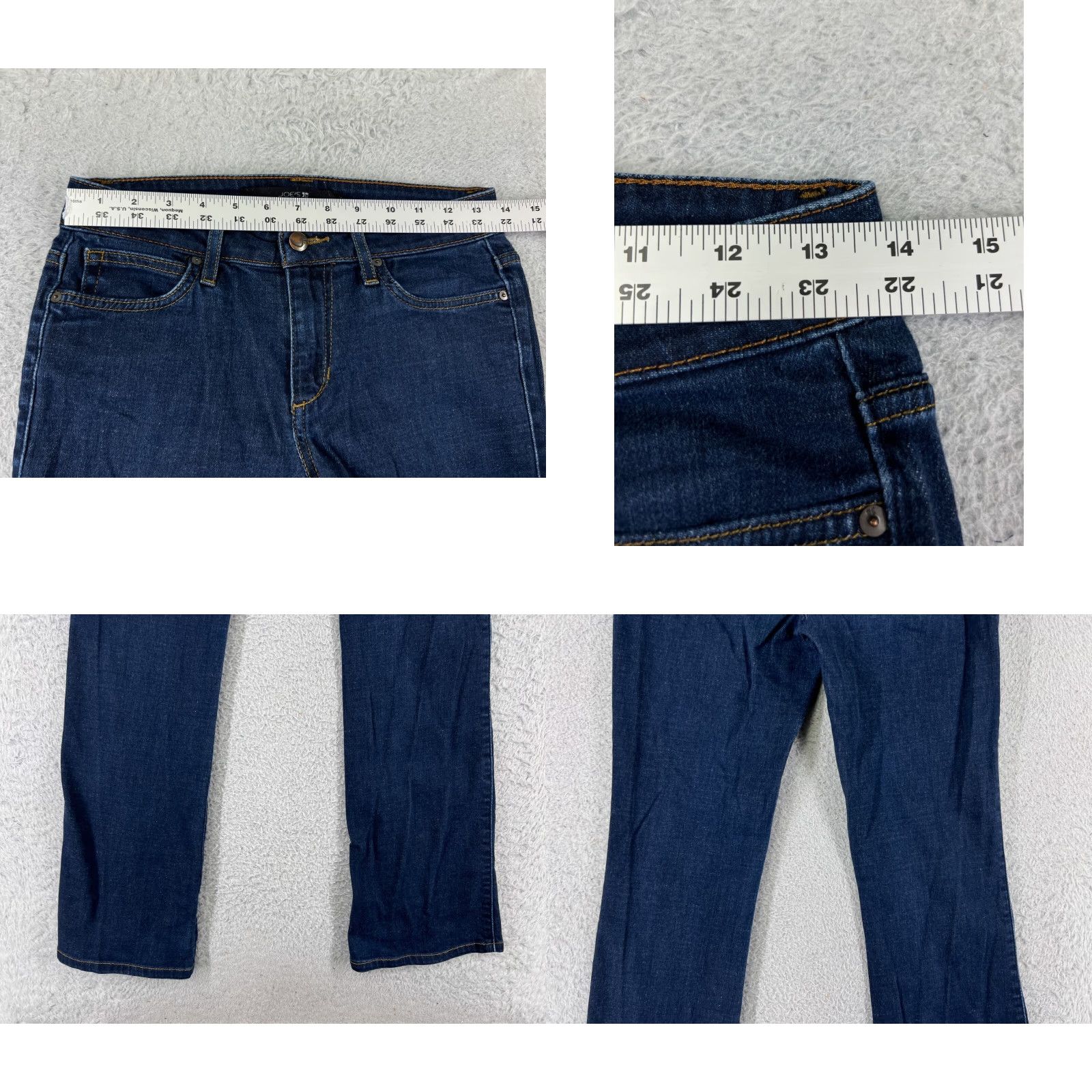 Vintage Joe's Jeans Jeans Pants Womens 26 Blue Denim Bootcut Dark Wash Low Rise Cotton Size 26" / US 2 / IT 38 - 9 Thumbnail