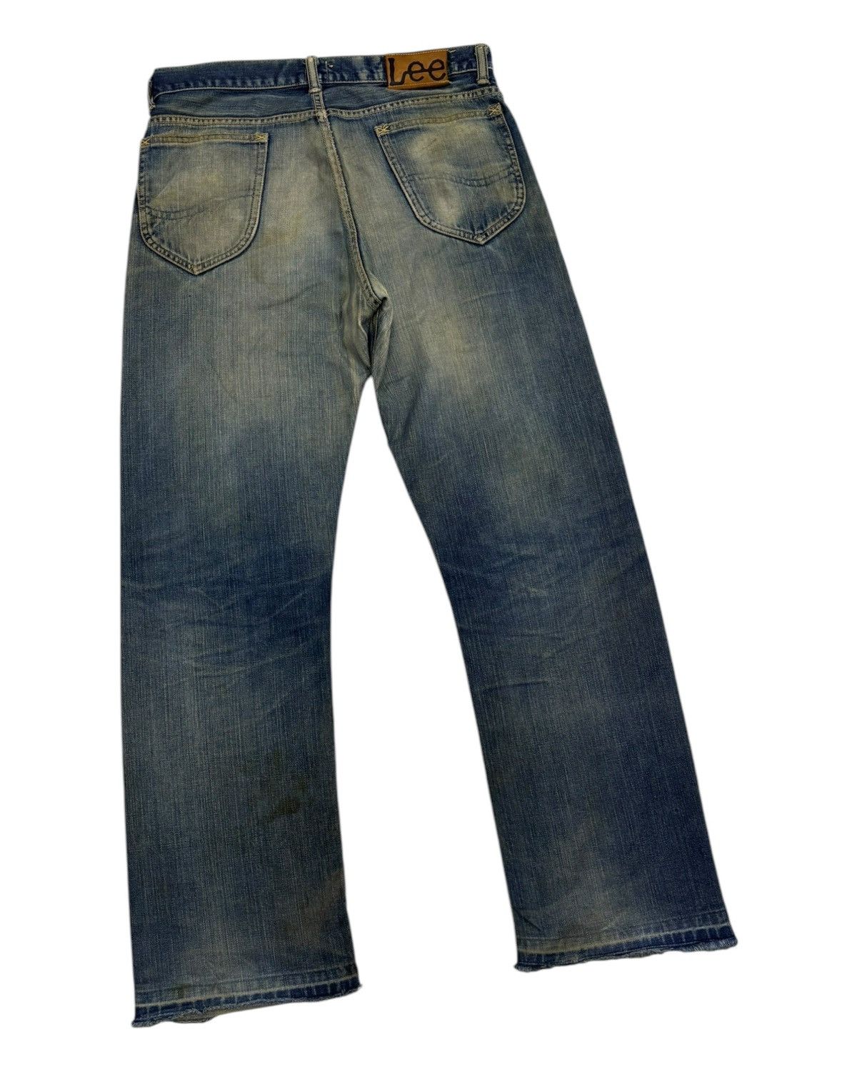 Lee 🔥Vintage Steal🔥Lee Cowboy Selvedge Denim Jeans Distressed Size US 31 - 6 Thumbnail