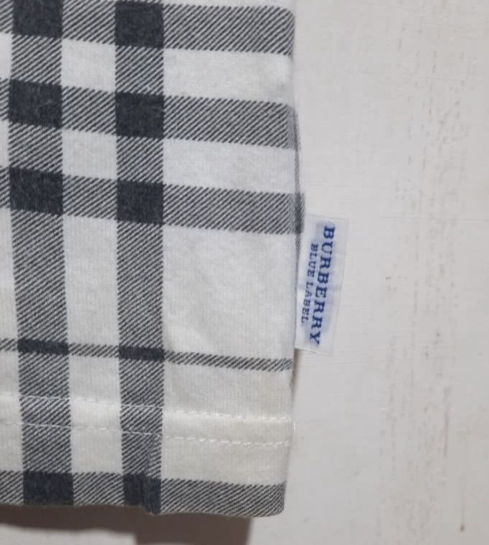 Burberry Rare Colour‼️Vintage Burberry Blue Label NivaCheck tee Size US L / EU 52-54 / 3 - 4 Thumbnail