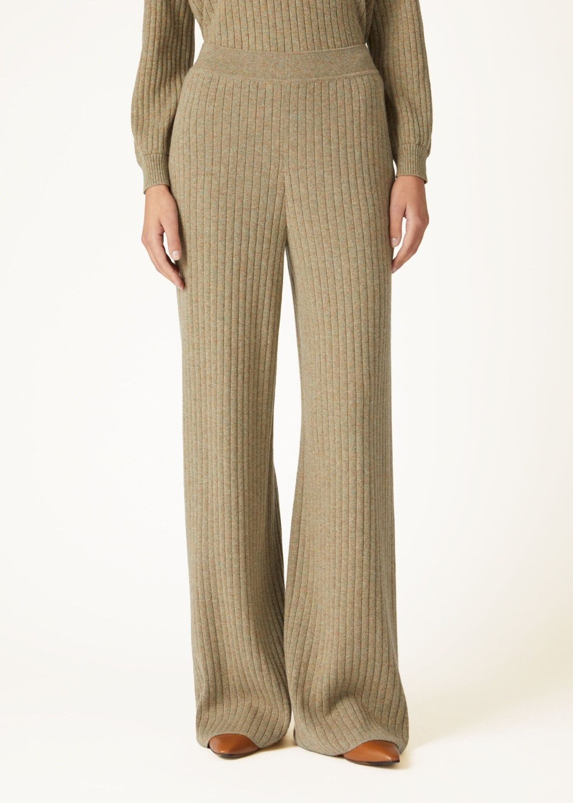 Loro Piana o1srvl11e0824 Maras Cashmere Regular Trouser in Taupe Size 30" / US 8 / IT 44 - 2 Thumbnail