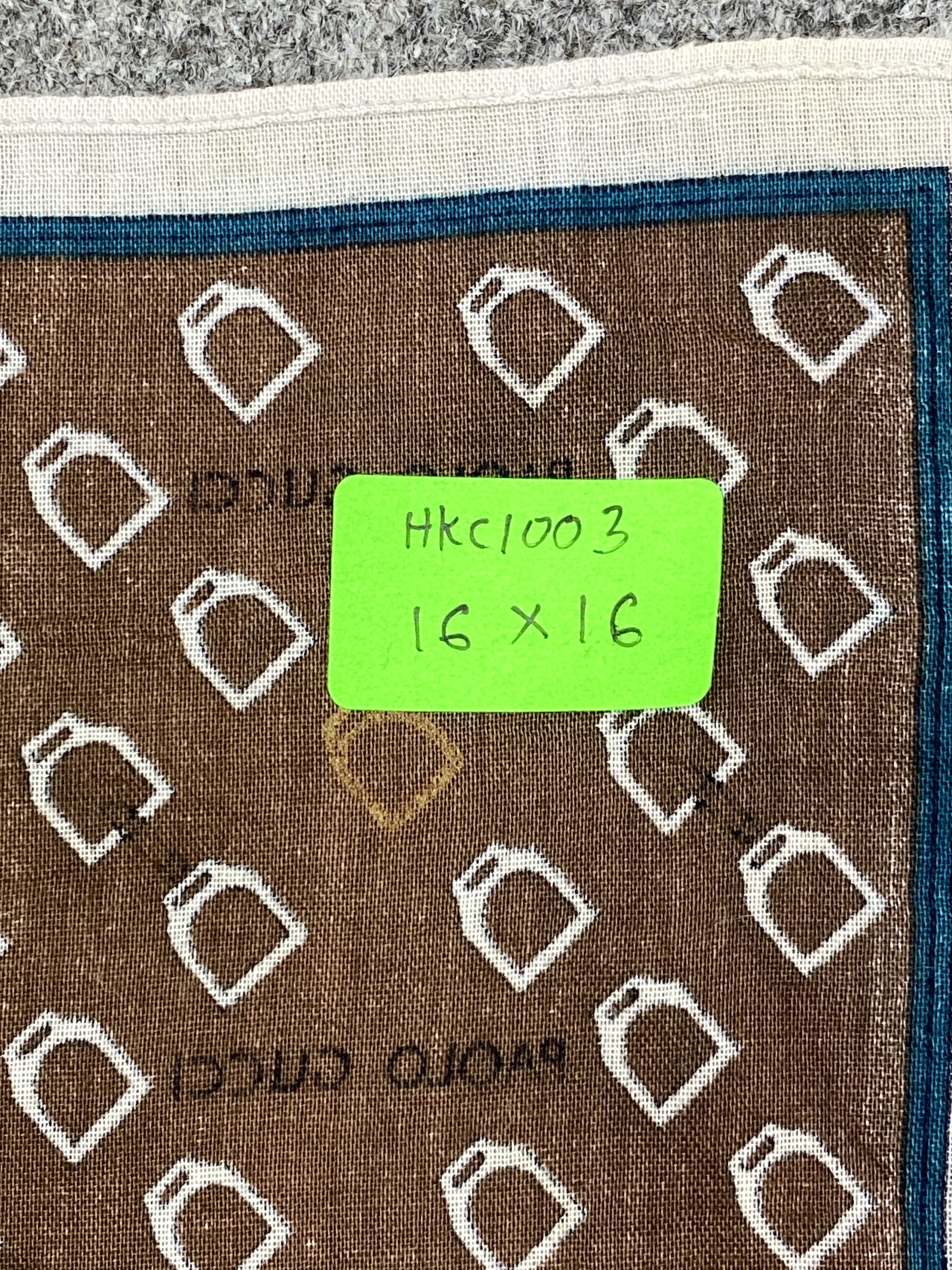 Paolo Gucci Vintage Paolo Gucci Handkerchief / Neckerchief HKC1003 Size ONE SIZE - 8 Thumbnail