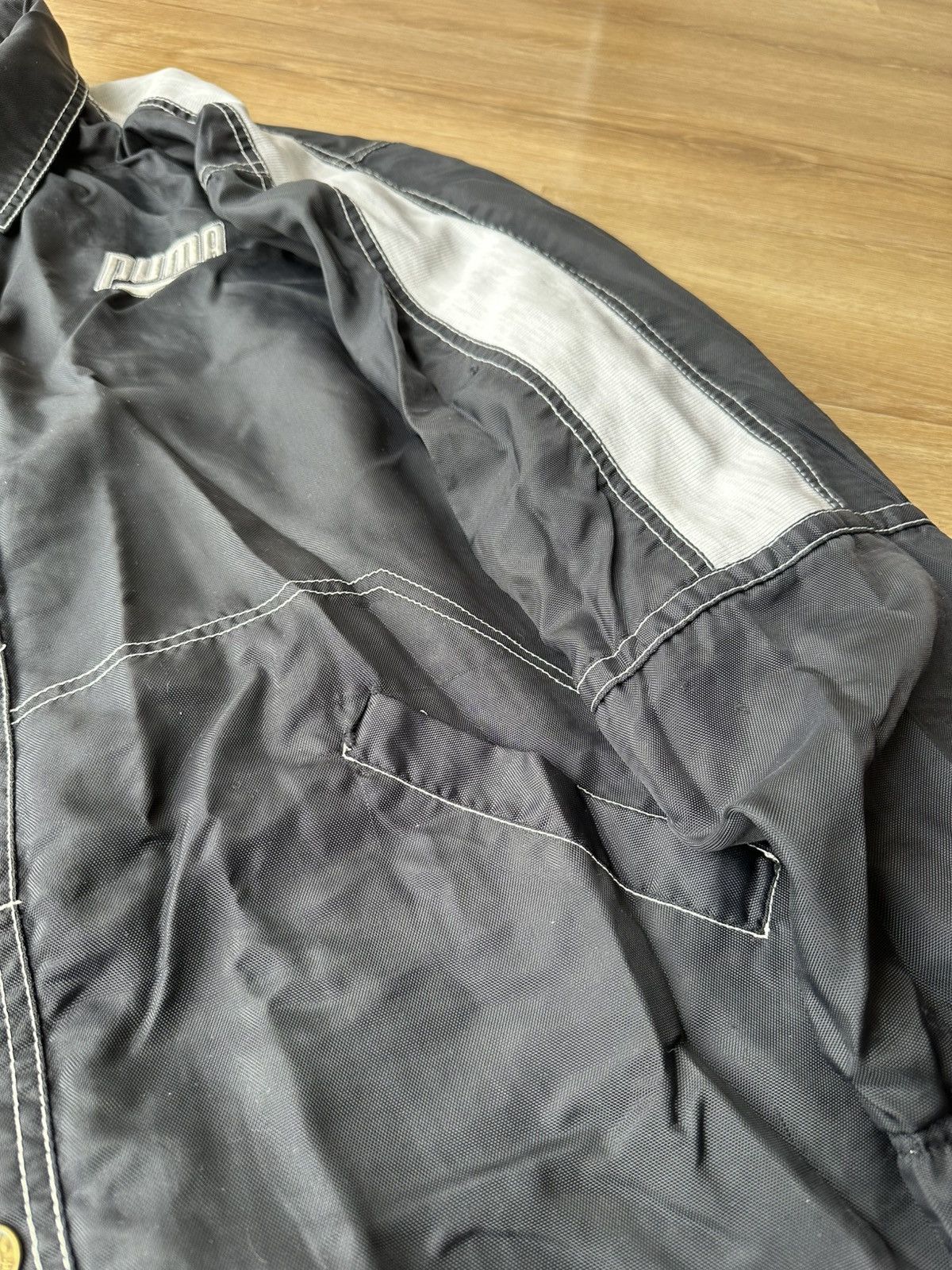 Puma Vintage Puma y2k 90s Nylon Button Coach Jacket Size US S / EU 44-46 / 1 - 10 Thumbnail