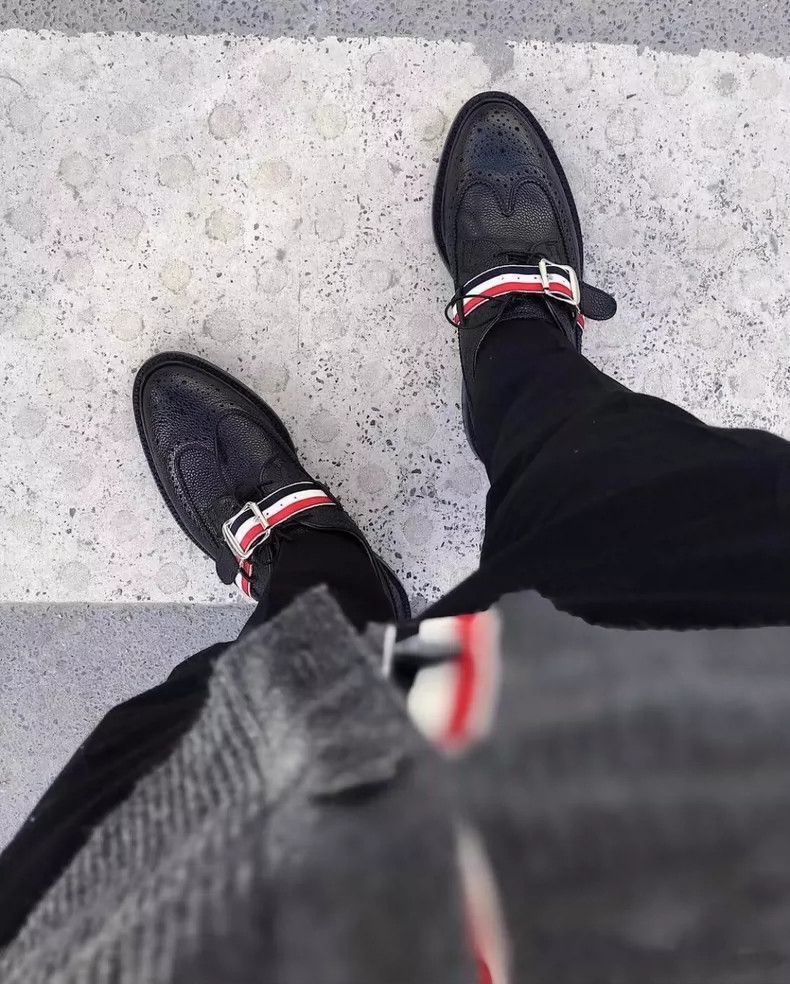 Thom Browne Thom Browne Carved leather shoes with straps Size US 8.5 / EU 41-42 - 8 Thumbnail