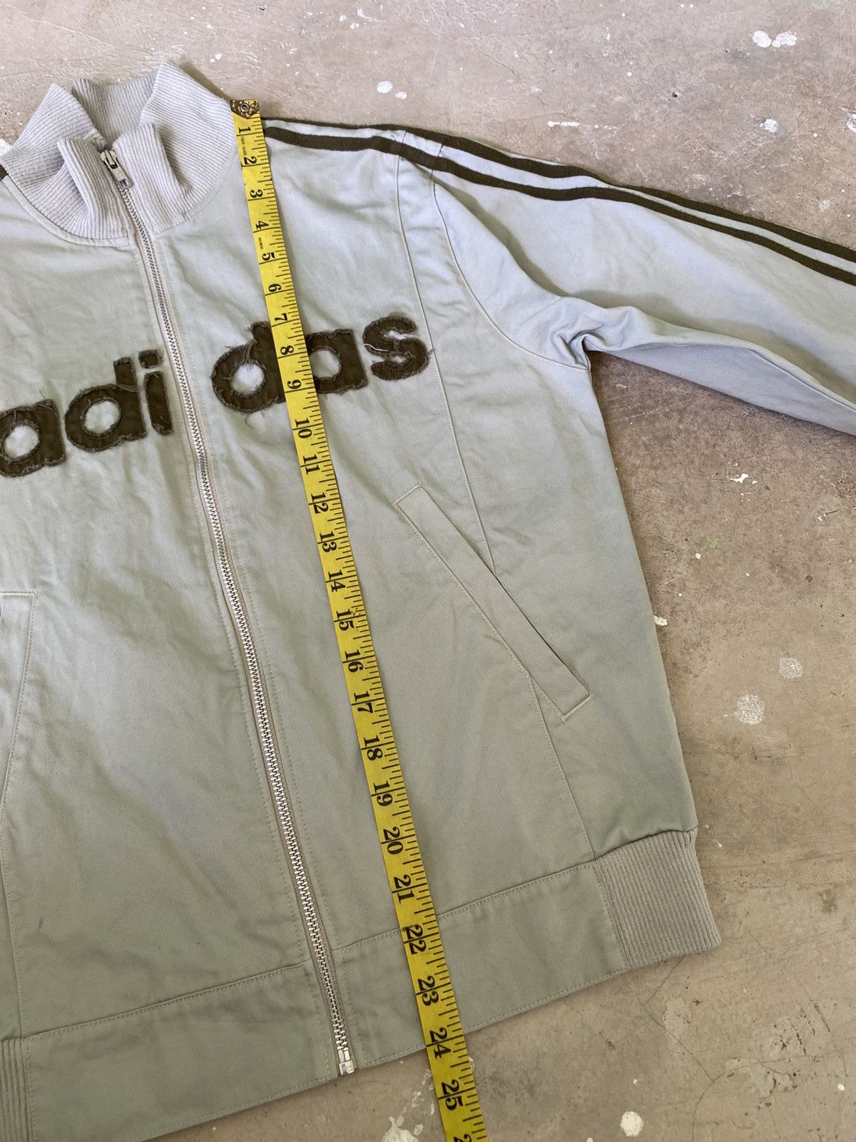 Adidas Adidas Logo Track Jacket Beige Olive Y2K Archive Size US S / EU 44-46 / 1 - 13 Thumbnail