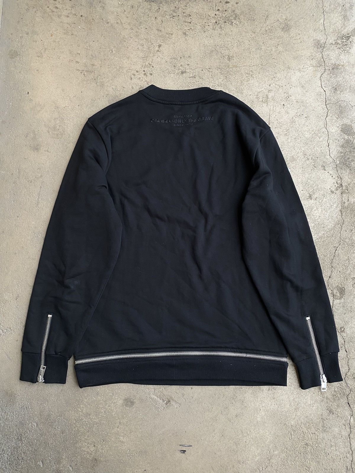 Diesel × Japanese Brand 2024 Diesel multi zip opium avantgarde sweatshirt black Size US L / EU 52-54 / 3 - 8 Thumbnail