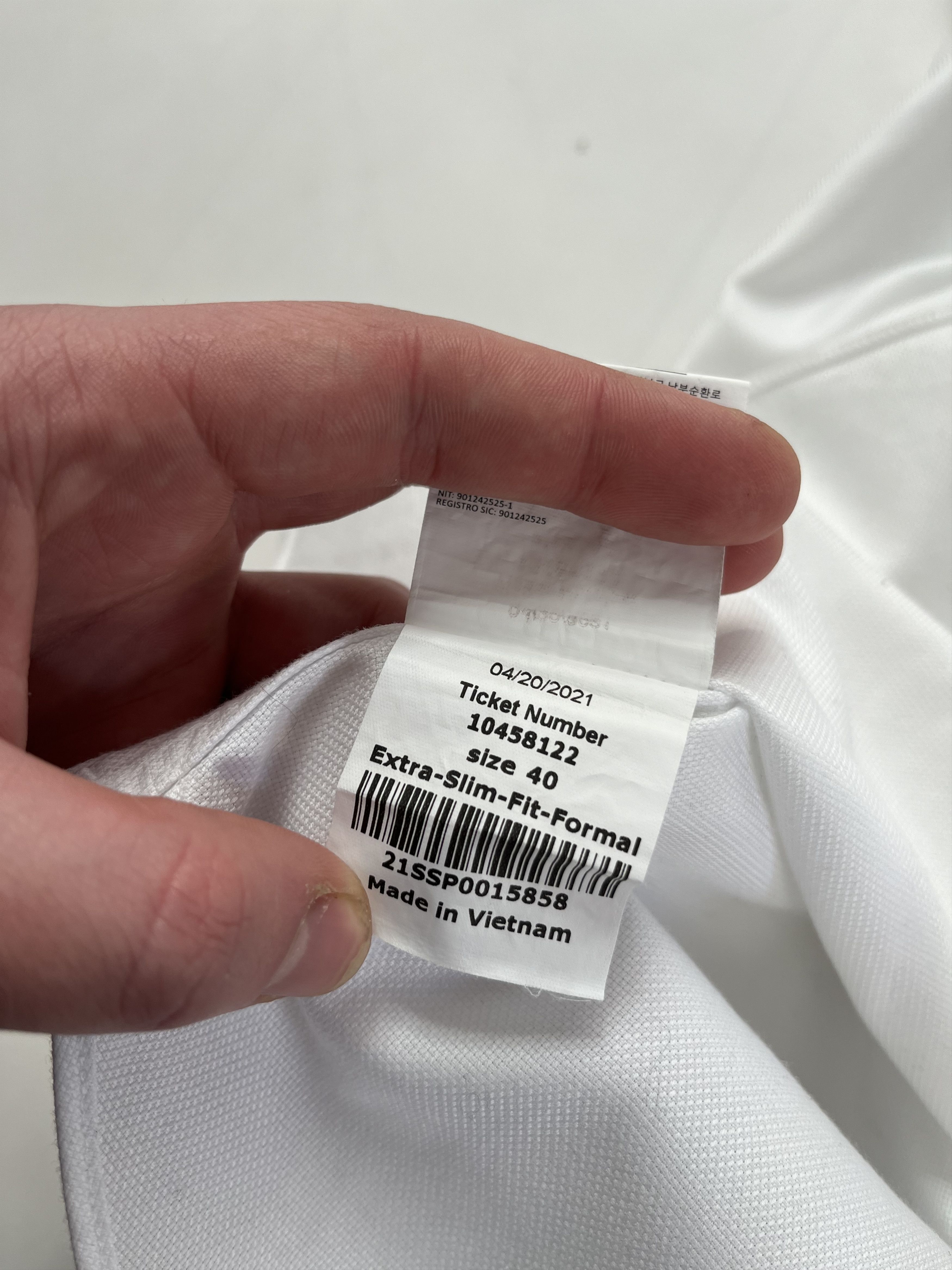 Suitsupply Suitsupply Extra slim Fit Formal shirt button up Size US L / EU 52-54 / 3 - 12 Thumbnail