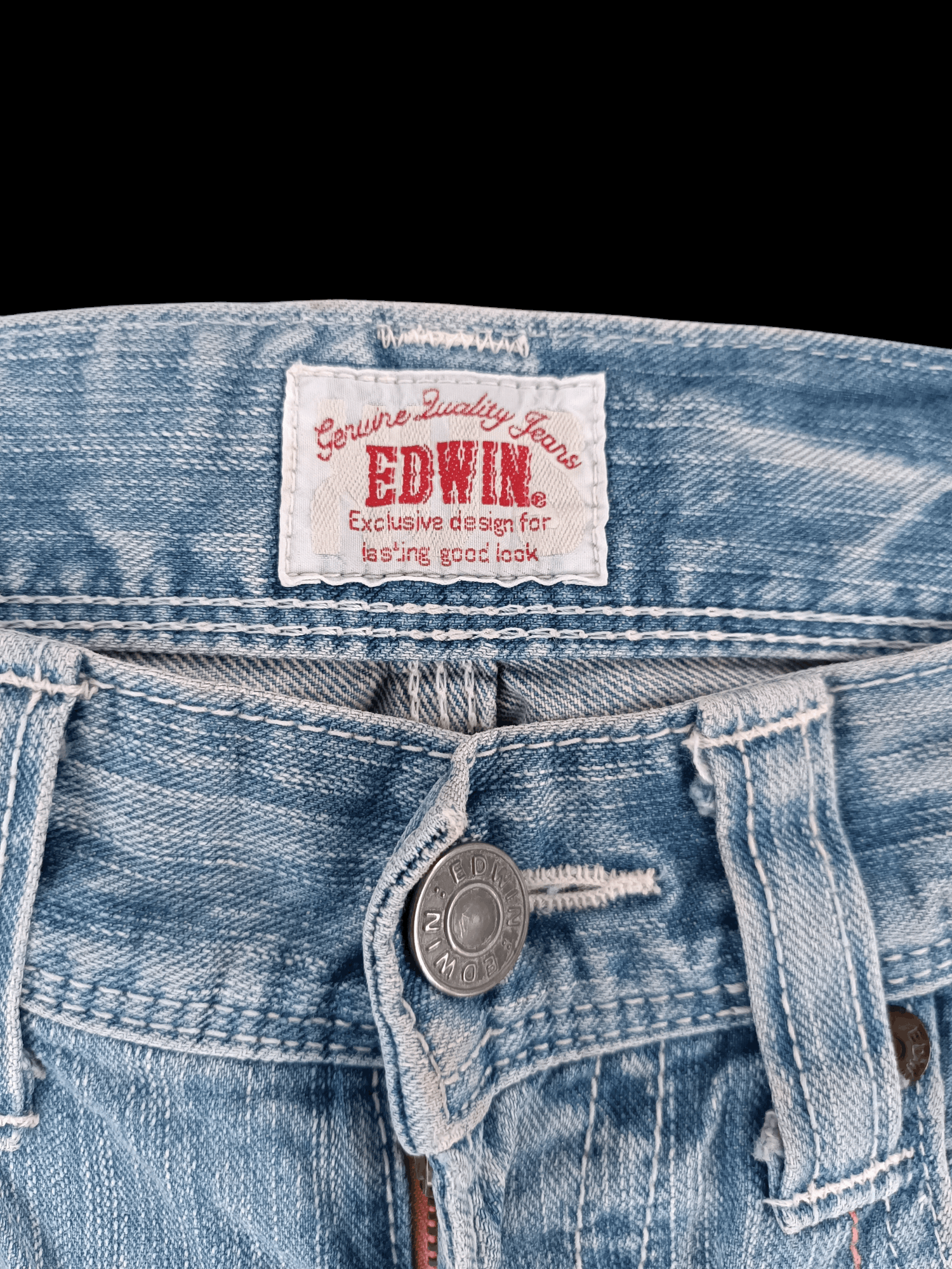 Edwin FLARE EDWIN XVS WHISKERS FADED & RUSTY BUCKLE BACK DENIM Size US 31 - 9 Thumbnail