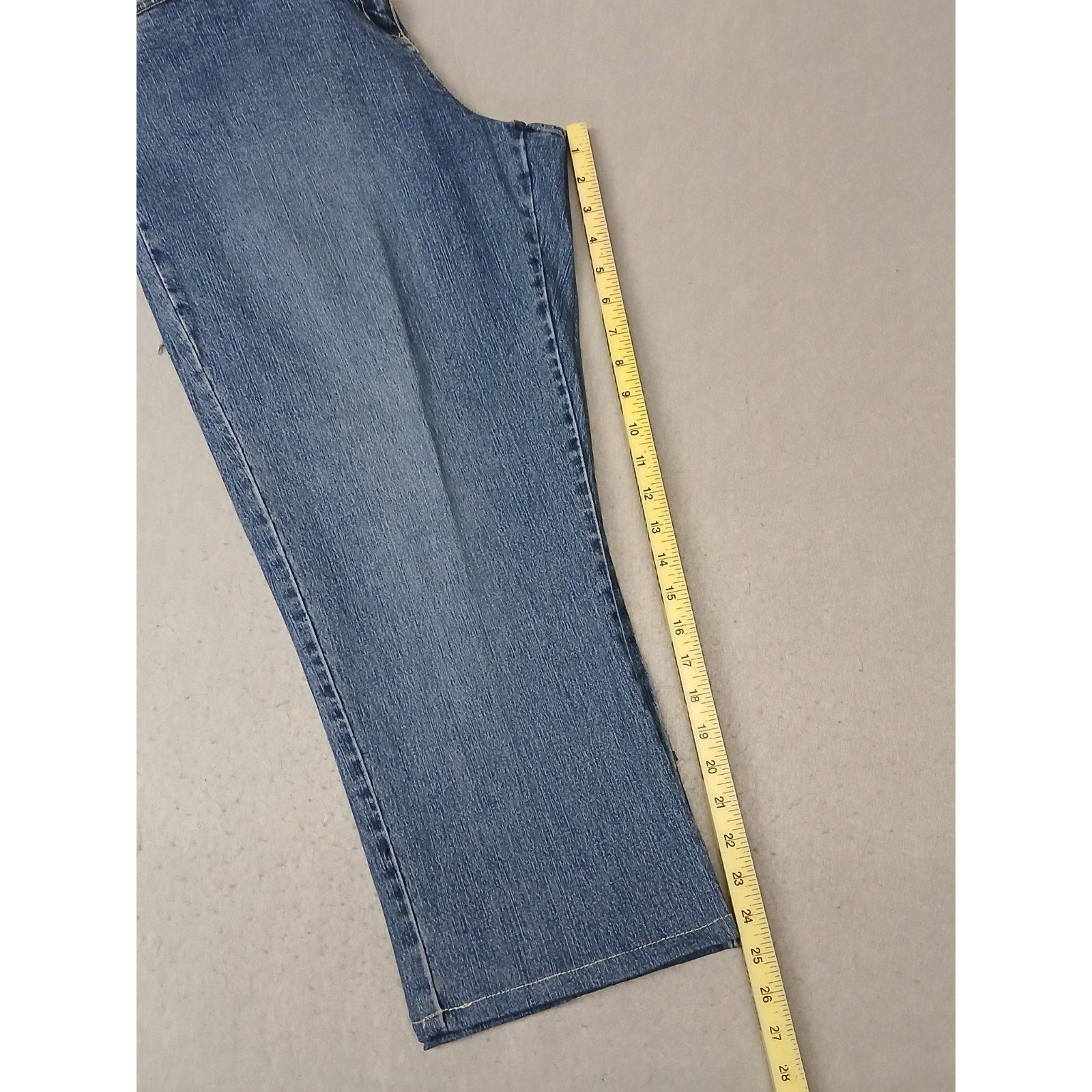 Other Crazy Horse (18) Womens Straight Stretch Blue Denim Jeans Size 40" / US 18 - 4 Thumbnail
