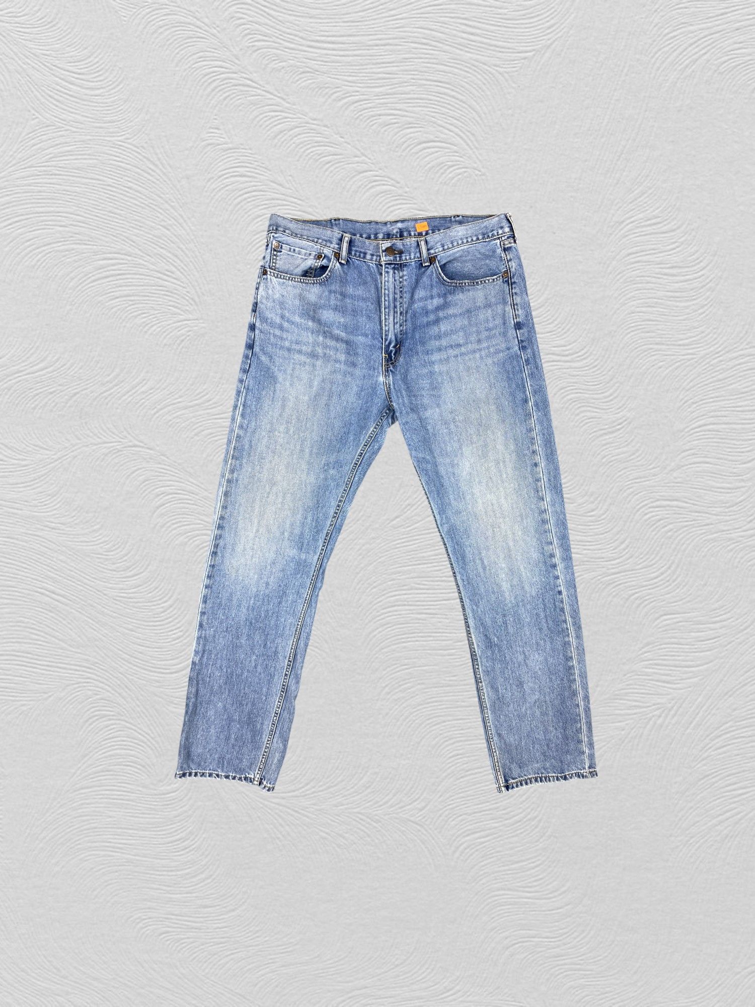 Levi's Distressed Blue Levi's 505 Jeans 37x33 Denim -SJ089 Size US 37 - 1 Thumbnail