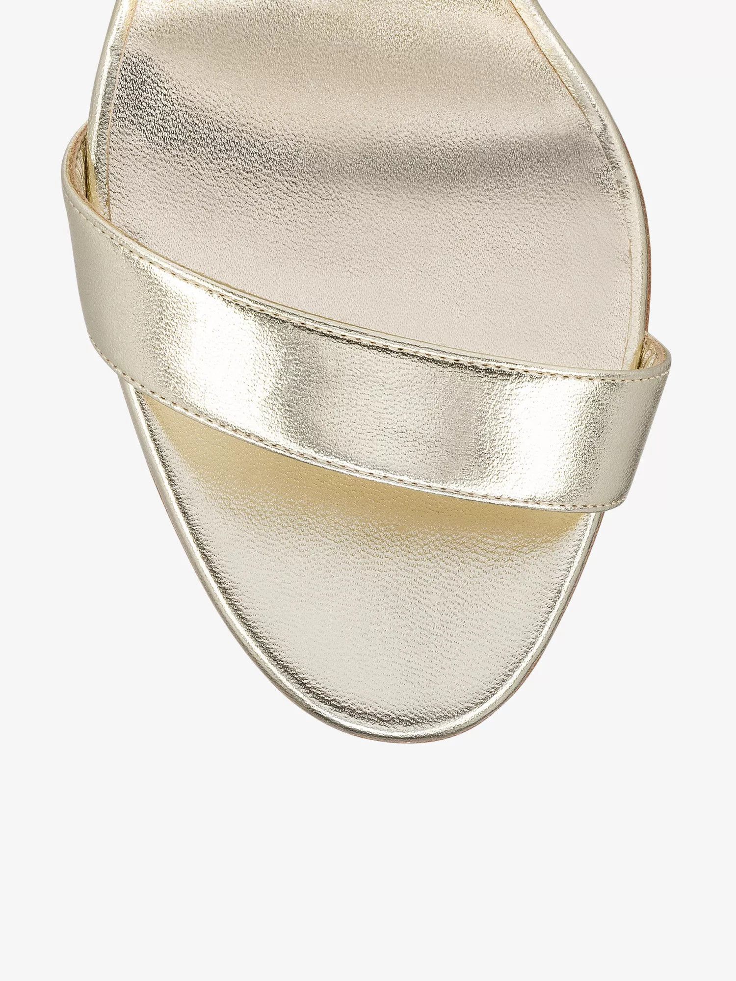 Christian Louboutin os11x0526 Loubigirl 85mm Metallic-Leather Heeled Sandals Size US 9 / IT 39 - 3 Thumbnail